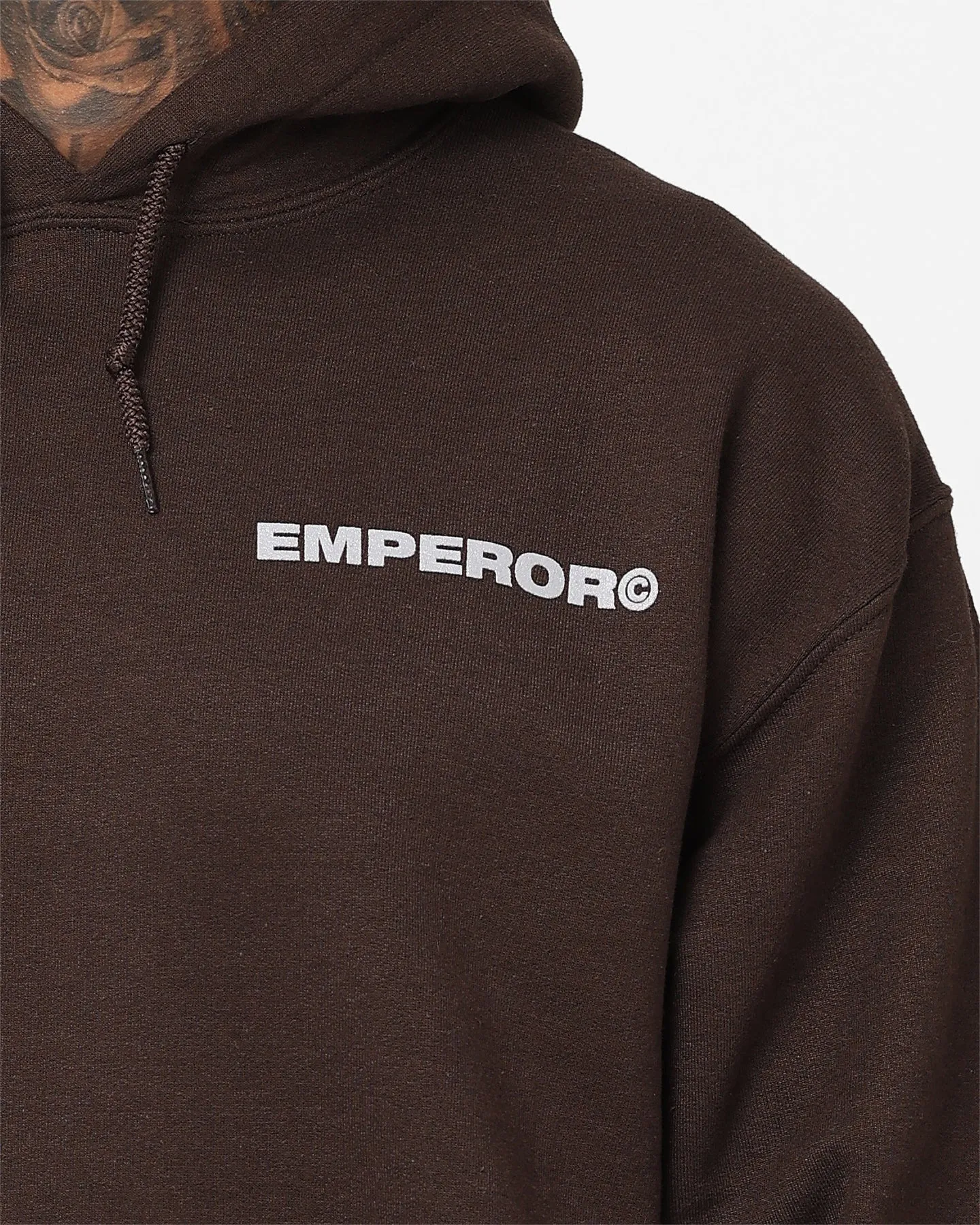 Recycled Polyester Emperor Apparel The Streets Hoodie Brown