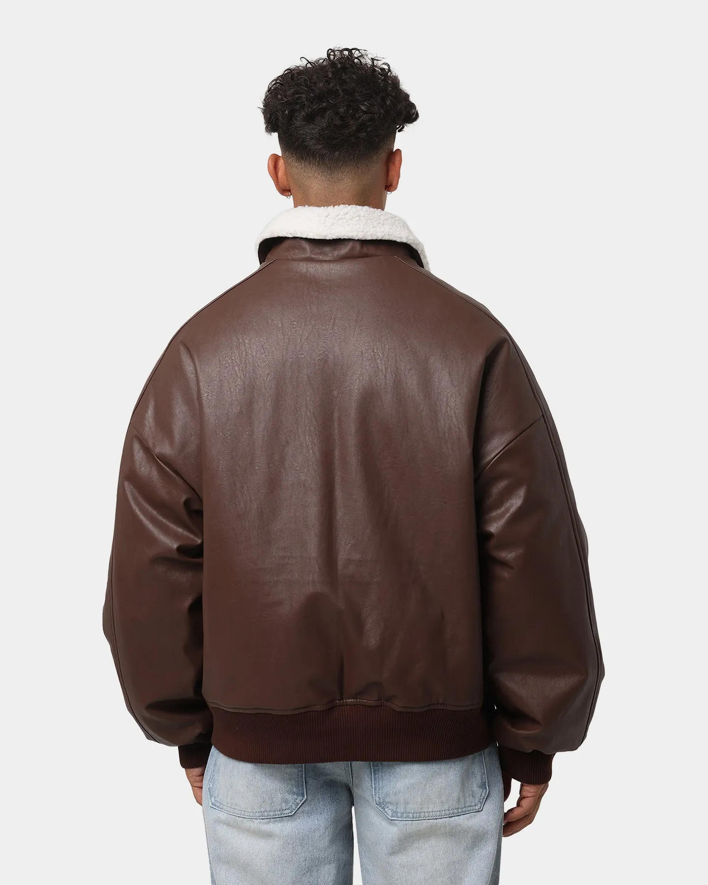 EN ES Apex Sherpa Jacket Brown Aid Ergonomic Tailoring