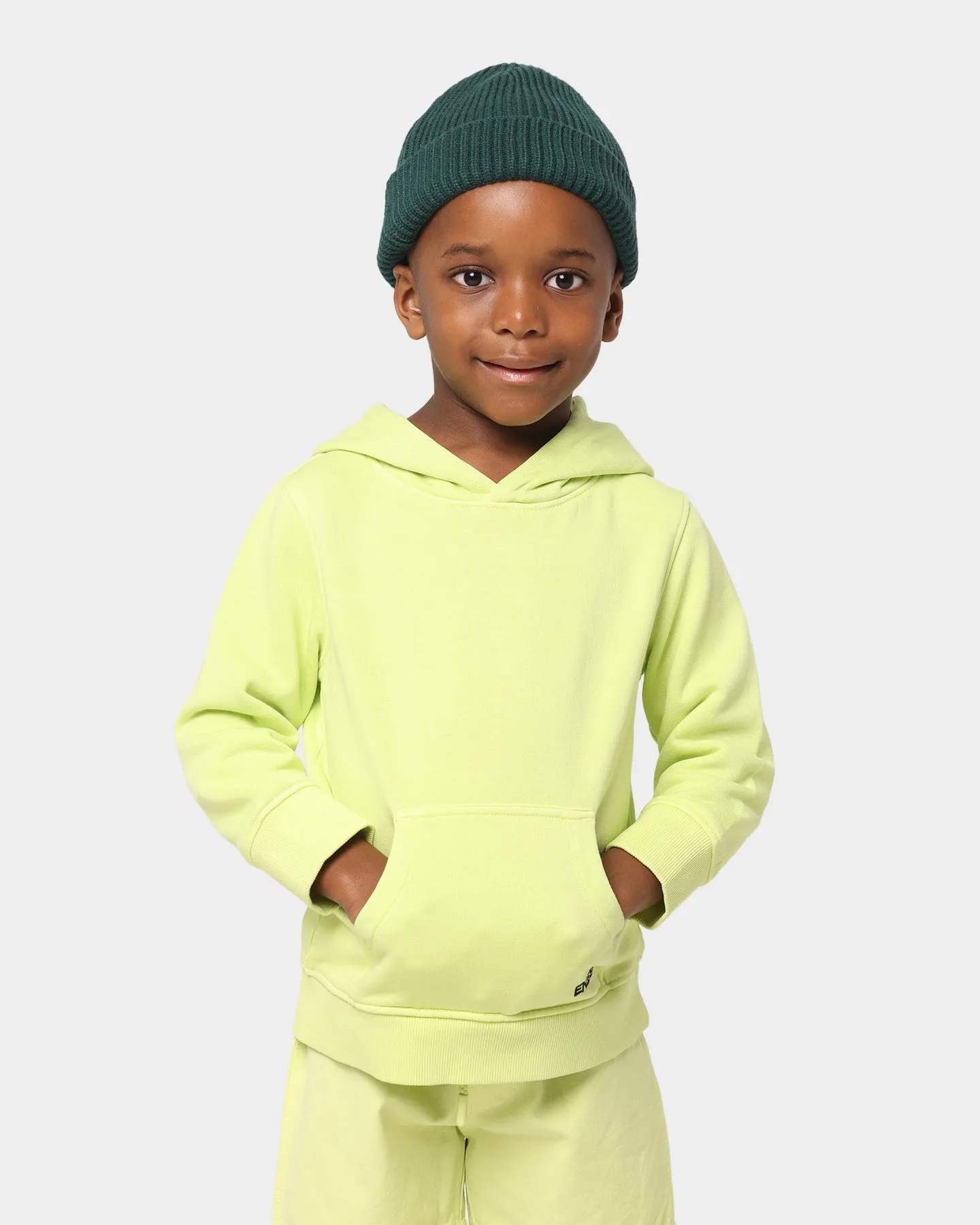 birthday EN ES Kids Kids' Miles Apart Wash Hoodie Lemon