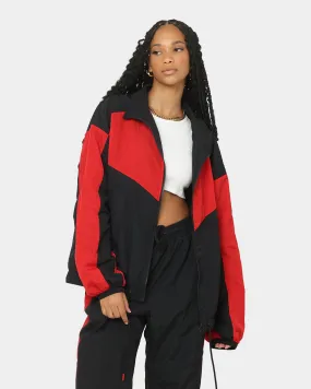 aesthetically pleasing Bright Tones EN ES Women's Track And Field Spray Jacket Red/Black