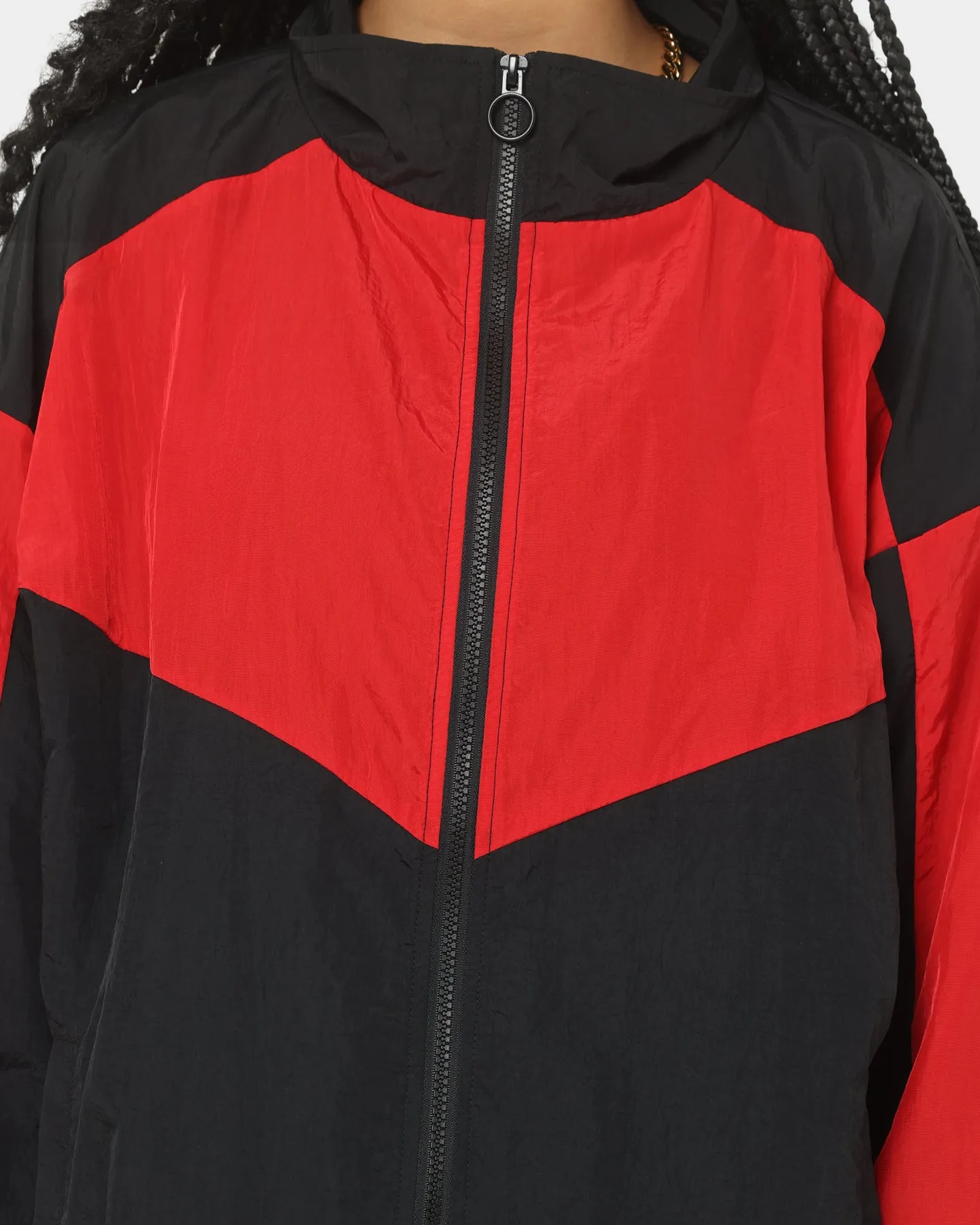 Casual Smart EN ES Women's Track And Field Spray Jacket Red/Black