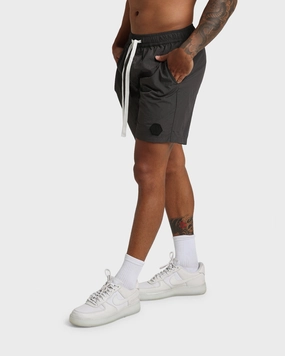 EN ES Exo Walk Shorts Charcoal Stain-Resistant Minimalist Style