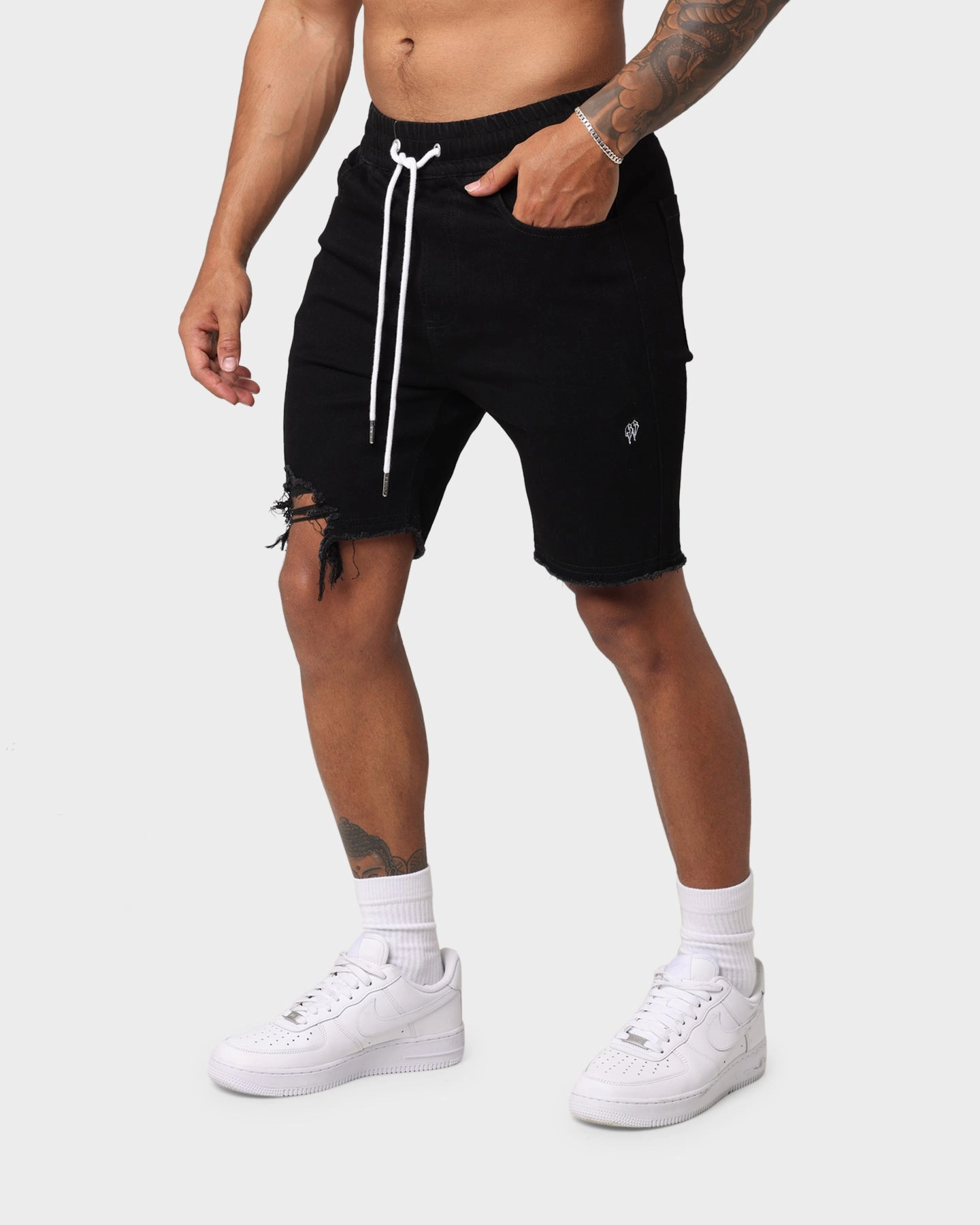 EN ES Infantry Shorts Black Sustainable