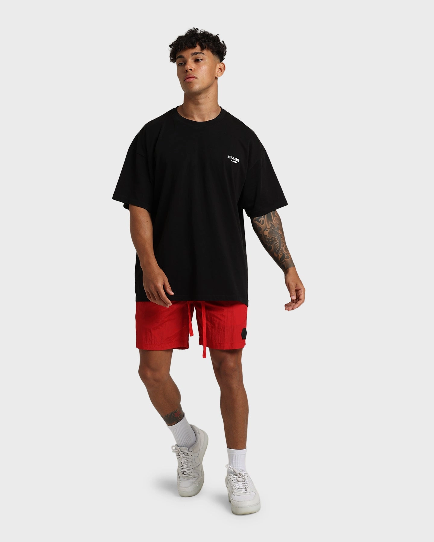 Durable Stitching EN ES Neptune Beach Shorts Red