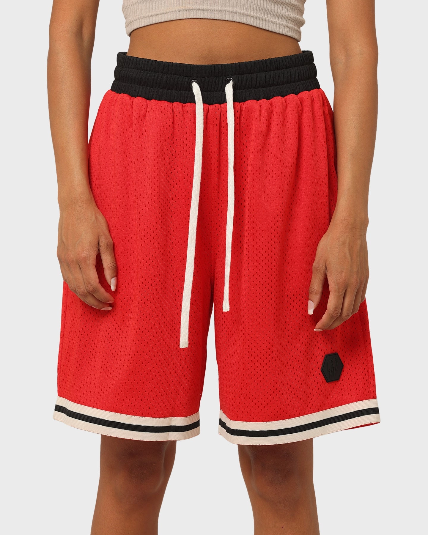 EN ES Team Basketball Shorts Red formal alternative