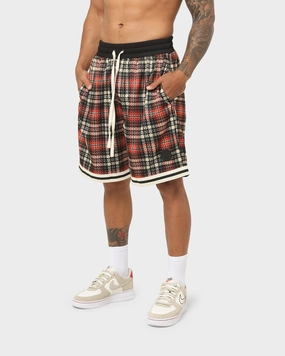 Festival Outfit EN ES Team Basketball Shorts Red Plaid