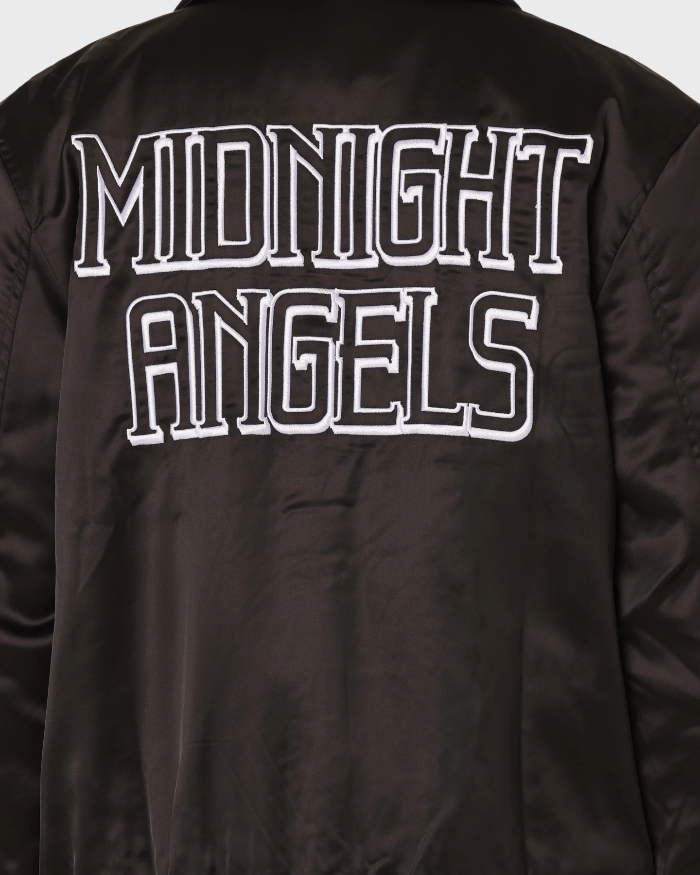 Graphic Design En Noir Inc Midnight Satin Jacket Black