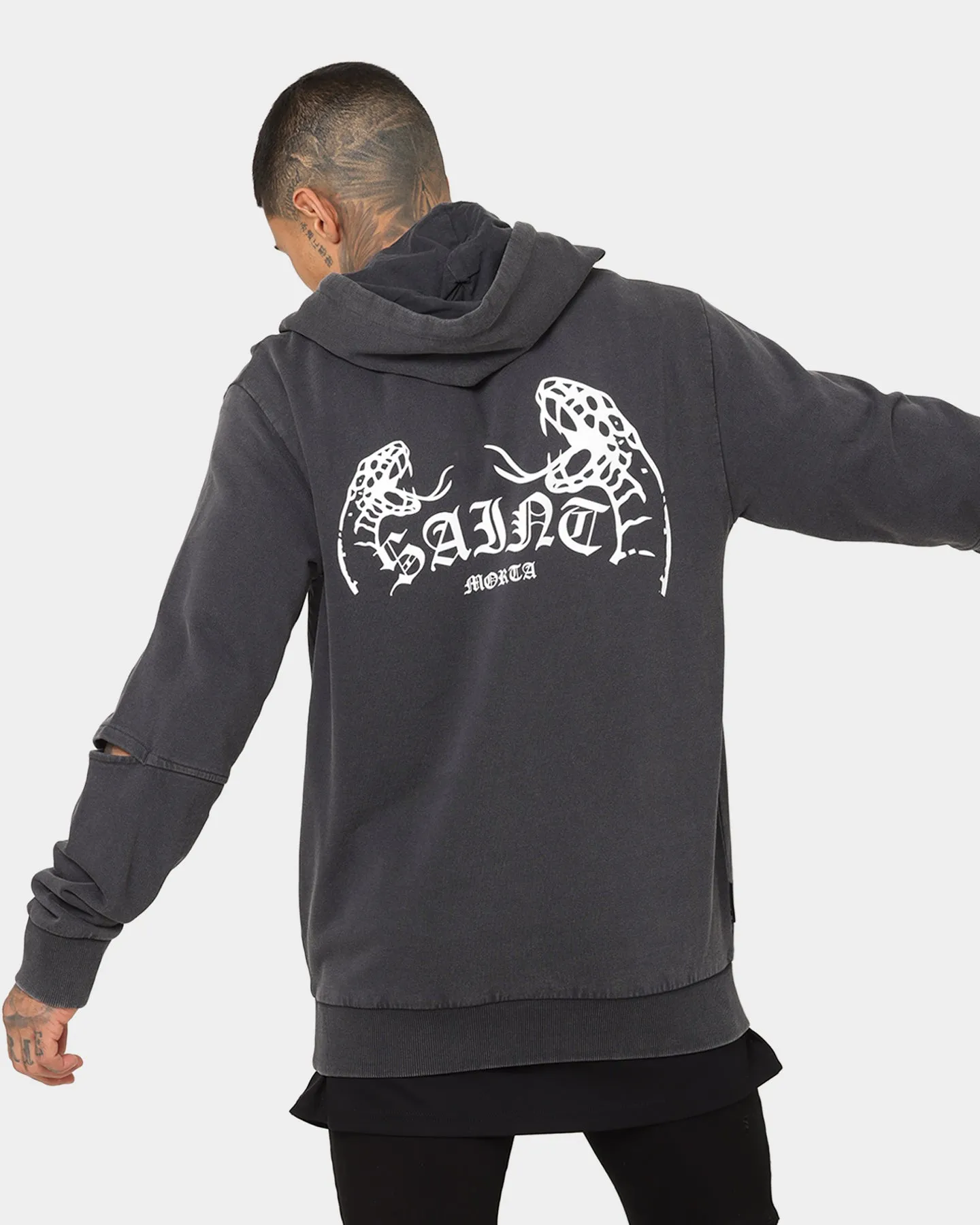 Saint Morta Venomous New Age Vintage Hoodie Vintage Black Discuss Practical Wear