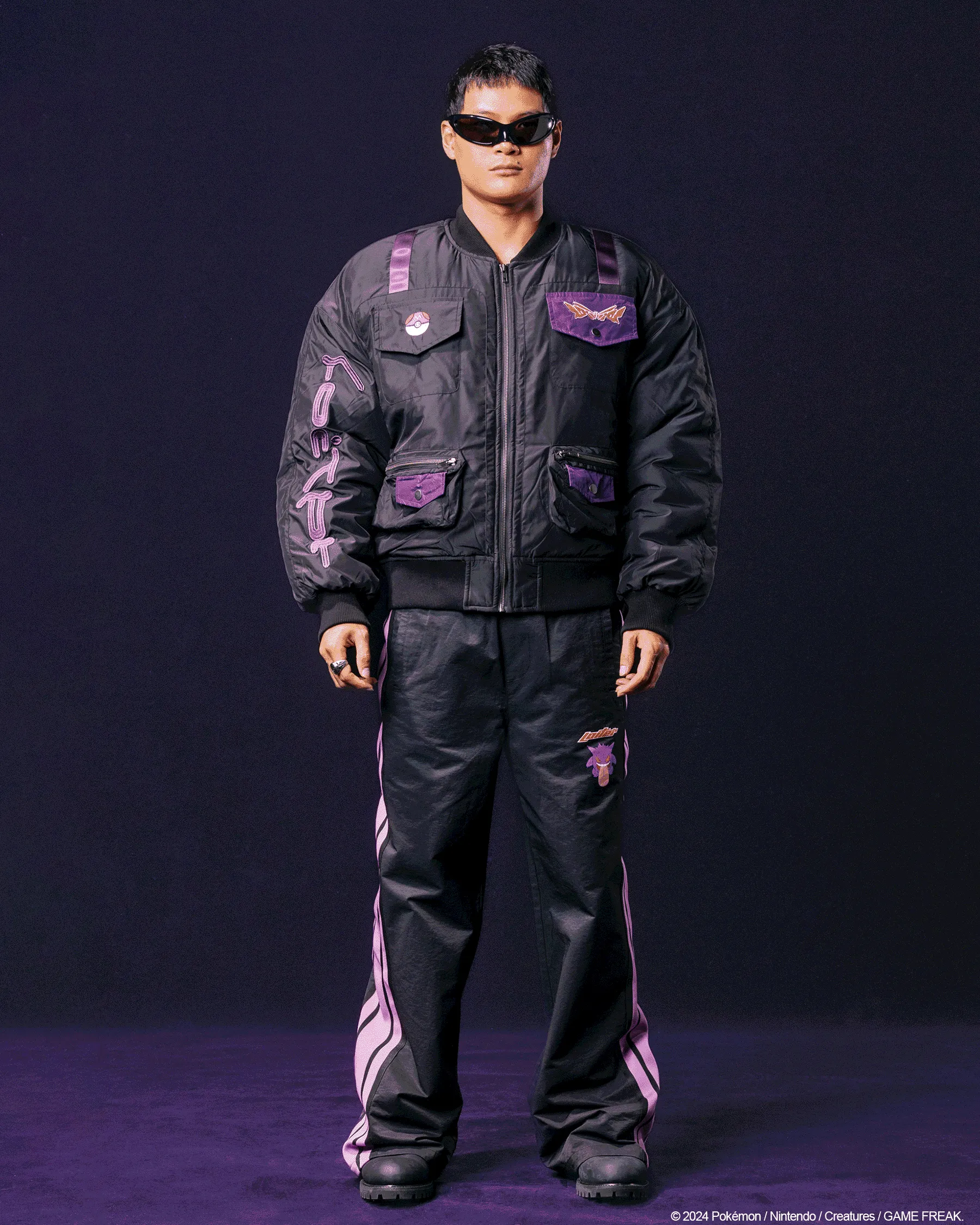 Pok??mon By Loiter Master Ball Bomber Jacket Black Rain Safe heirloom