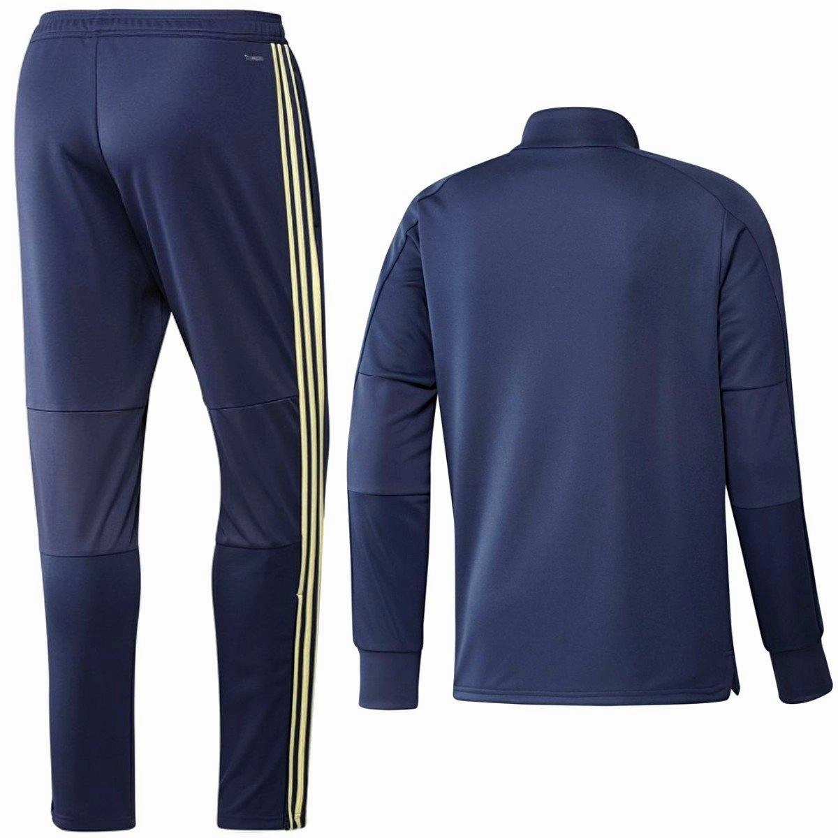 Sweden Technical Training Soccer Tracksuit 2018/19 Navy - Adidas Drawstring closure backpack