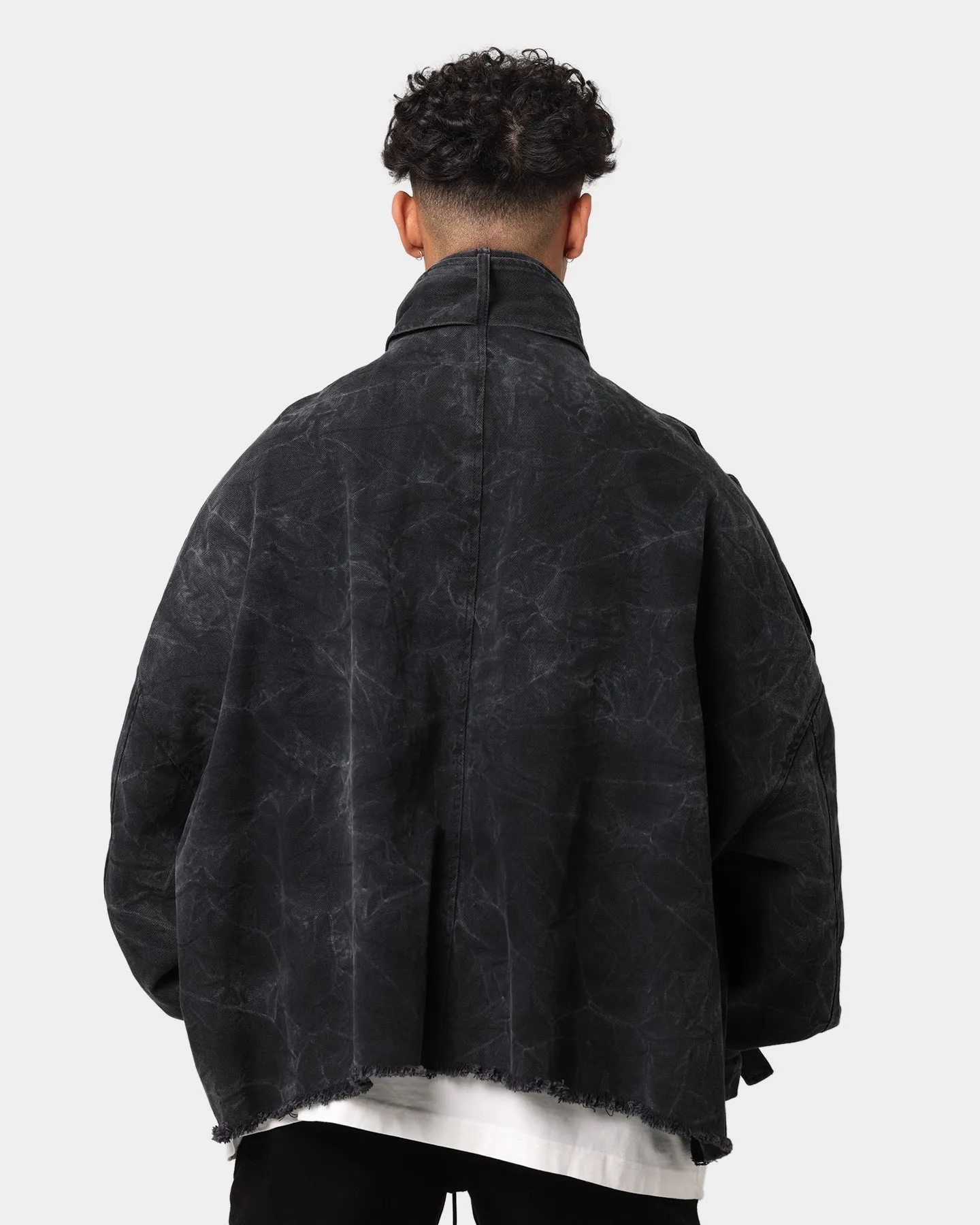 EN ES Division Cargo Jacket Black Flexible Shield Functional Layer