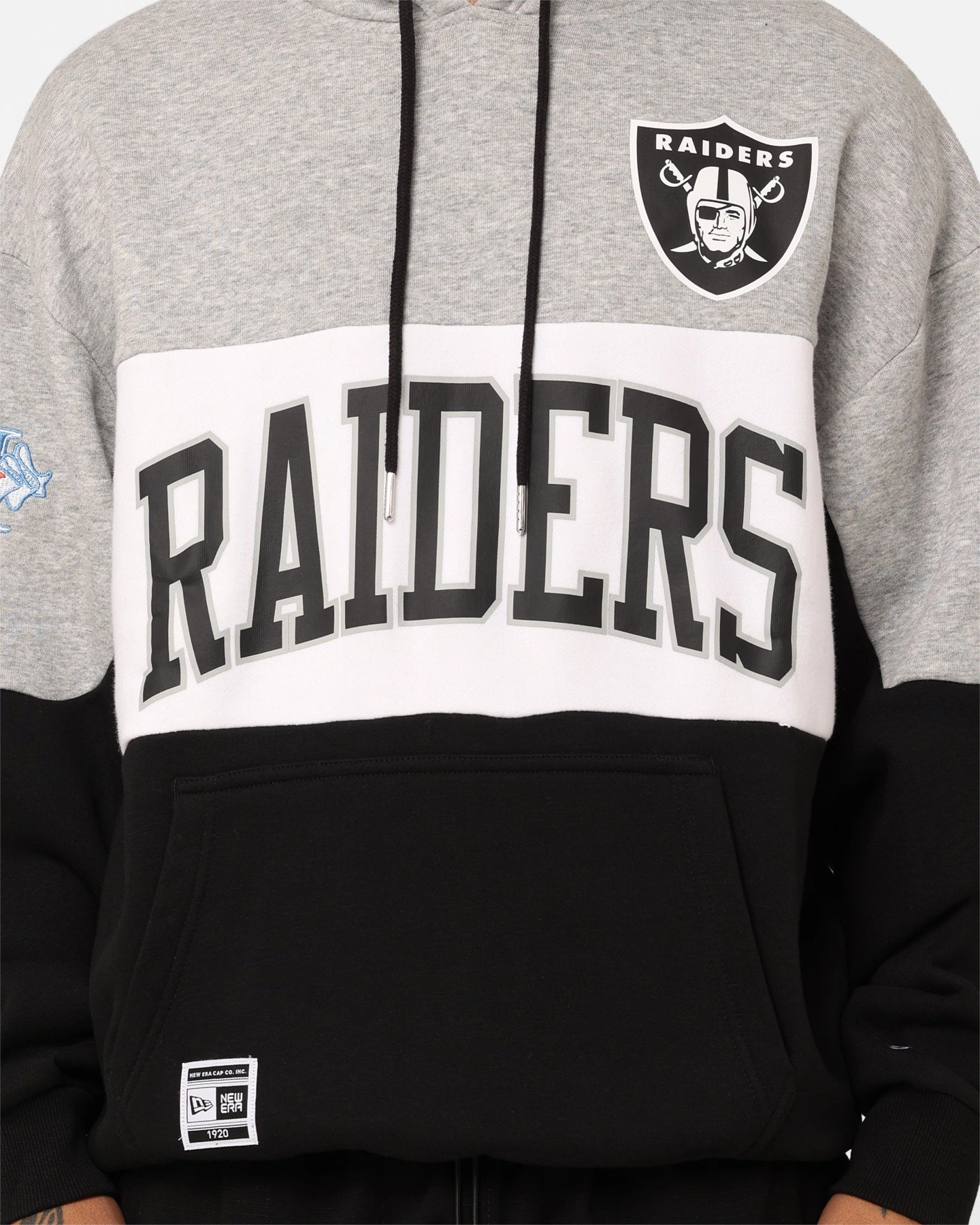 New Era Las Vegas Raiders Panel Hoodie Black Visa Recycled Material
