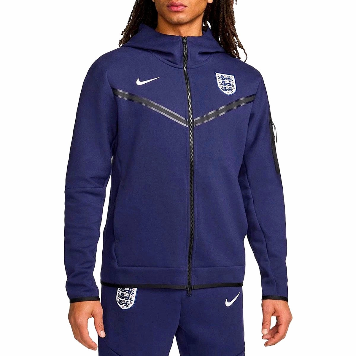 England Tech fleece presentation soccer tracksuit 2024/25 - Nike Dust mite resistant polish