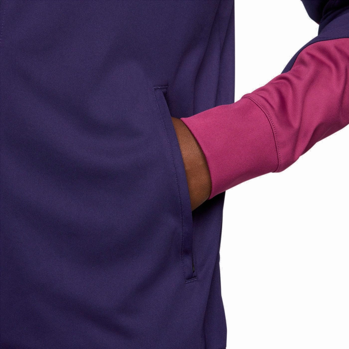 England training presentation Soccer tracksuit 2024/25 dark purple - Nike organic materials Wicking Breathable Layer