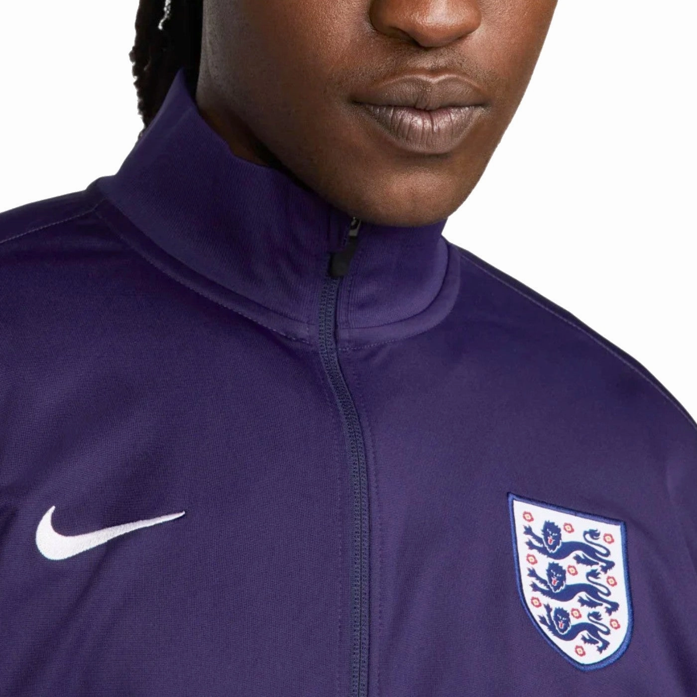 fictional WaterResistant Coating England training presentation Soccer tracksuit 2024/25 dark purple - Nike