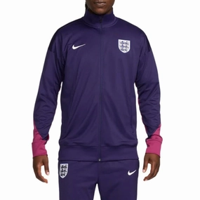 Ventilated Panels Adjustable England training presentation Soccer tracksuit 2024/25 dark purple - Nike