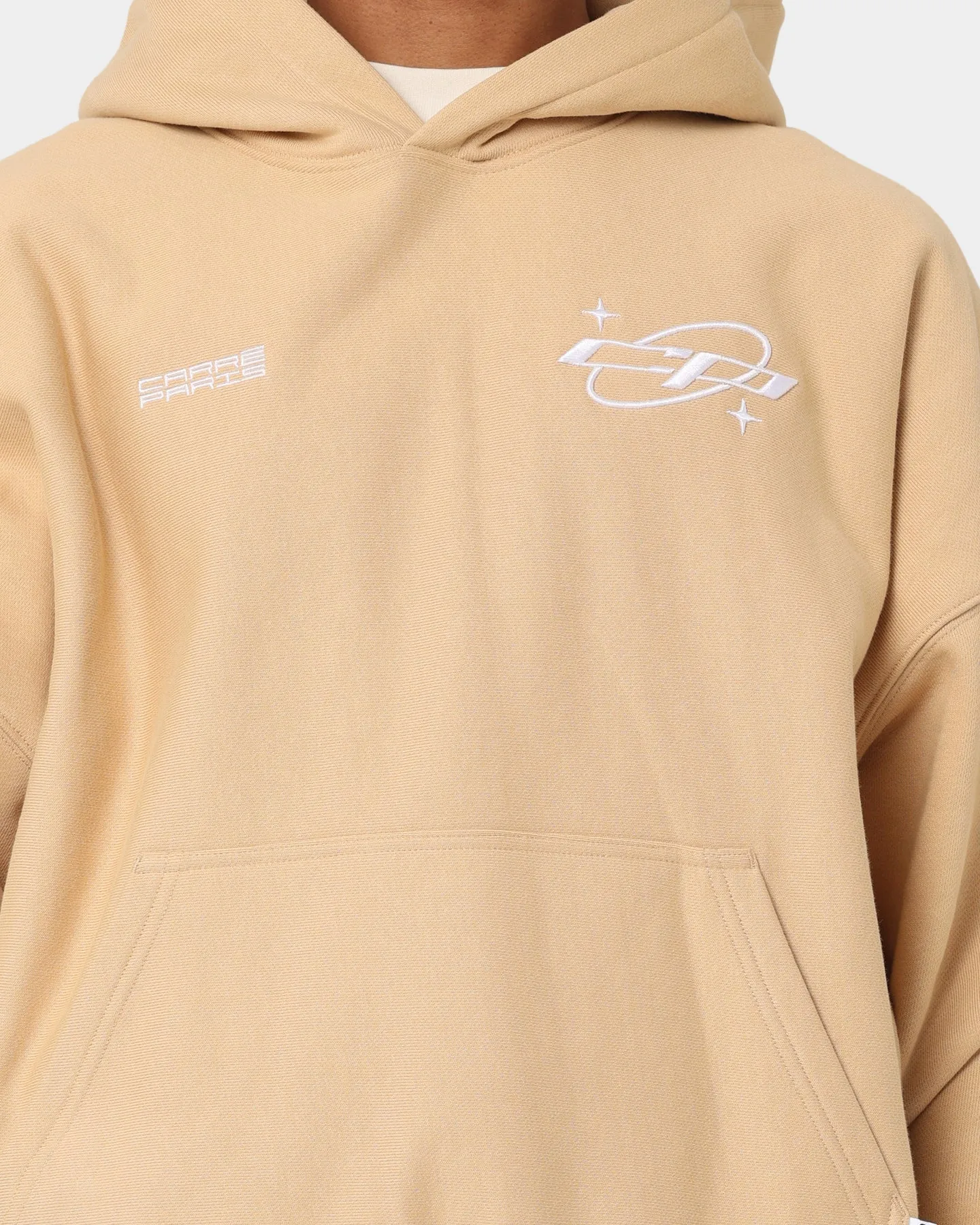 Carr?? Star Sign Oversized Hoodie Dark Tan Regular-fit