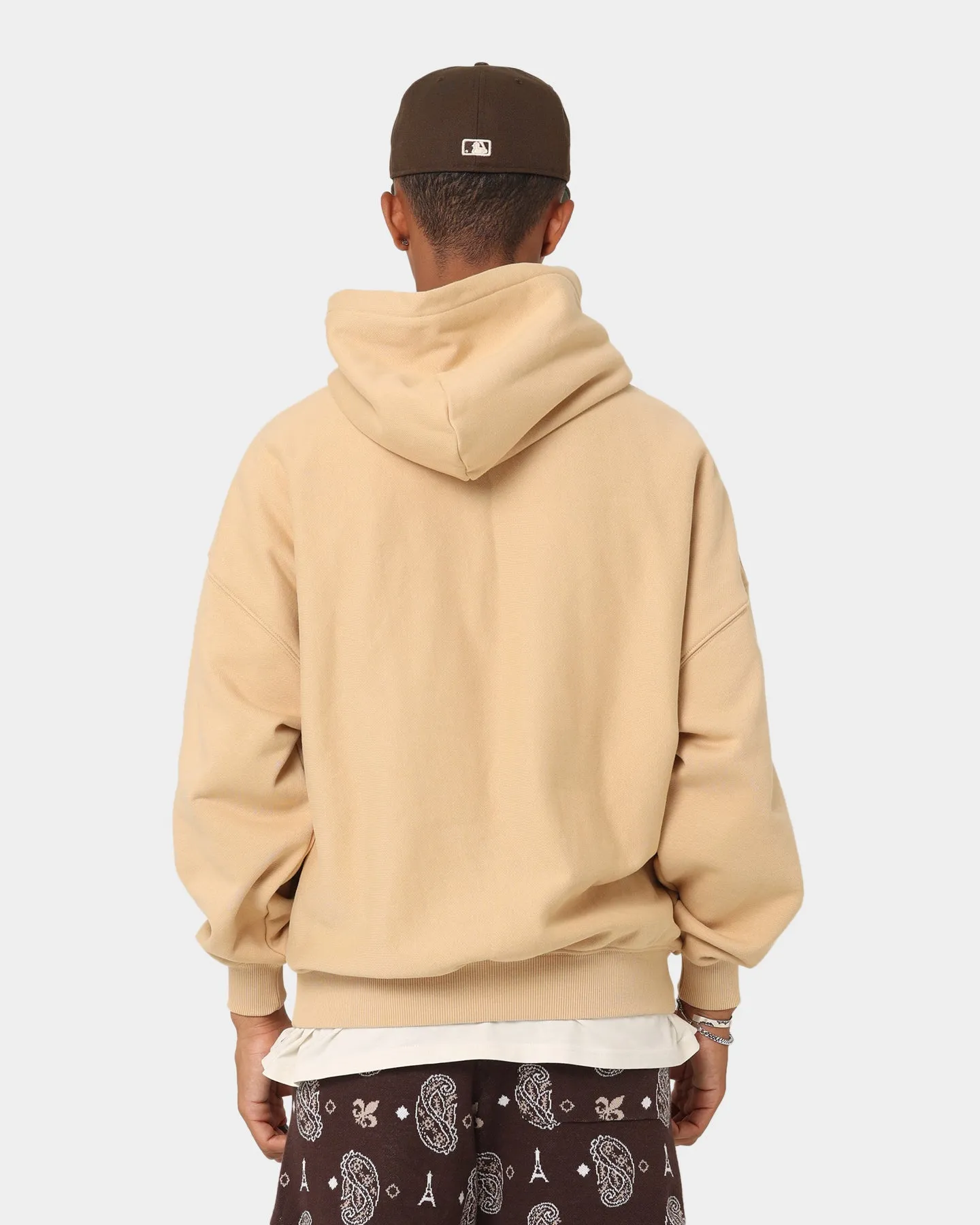 Carr?? Star Sign Oversized Hoodie Dark Tan Pullover