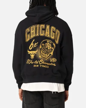 Mitchell & Ness Chicago Bulls Rings Hoodie Faded Black Urban Adventure