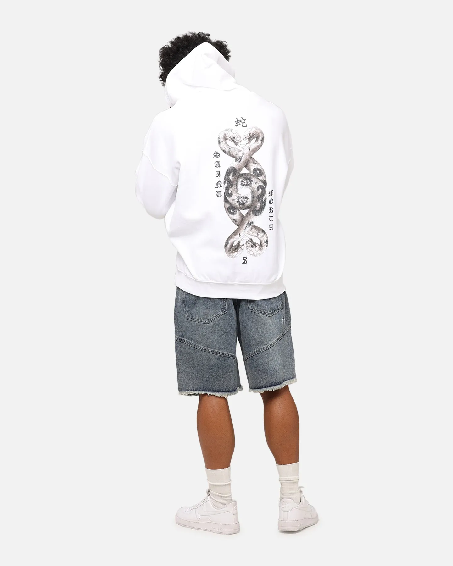 Saint Morta Entanglement Hoodie White Overcome Solid-color