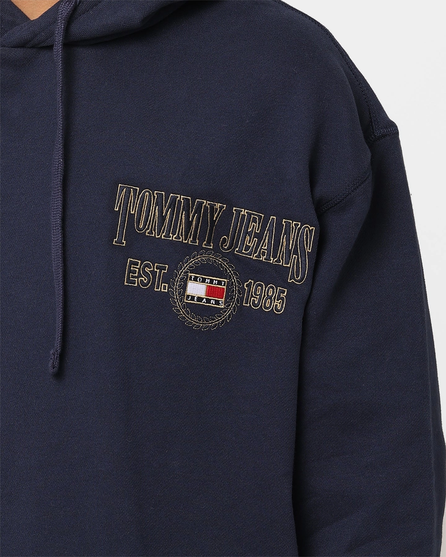 Convertible Features Tommy Jeans Relaxed Luxe Hoodie Twilight Navy