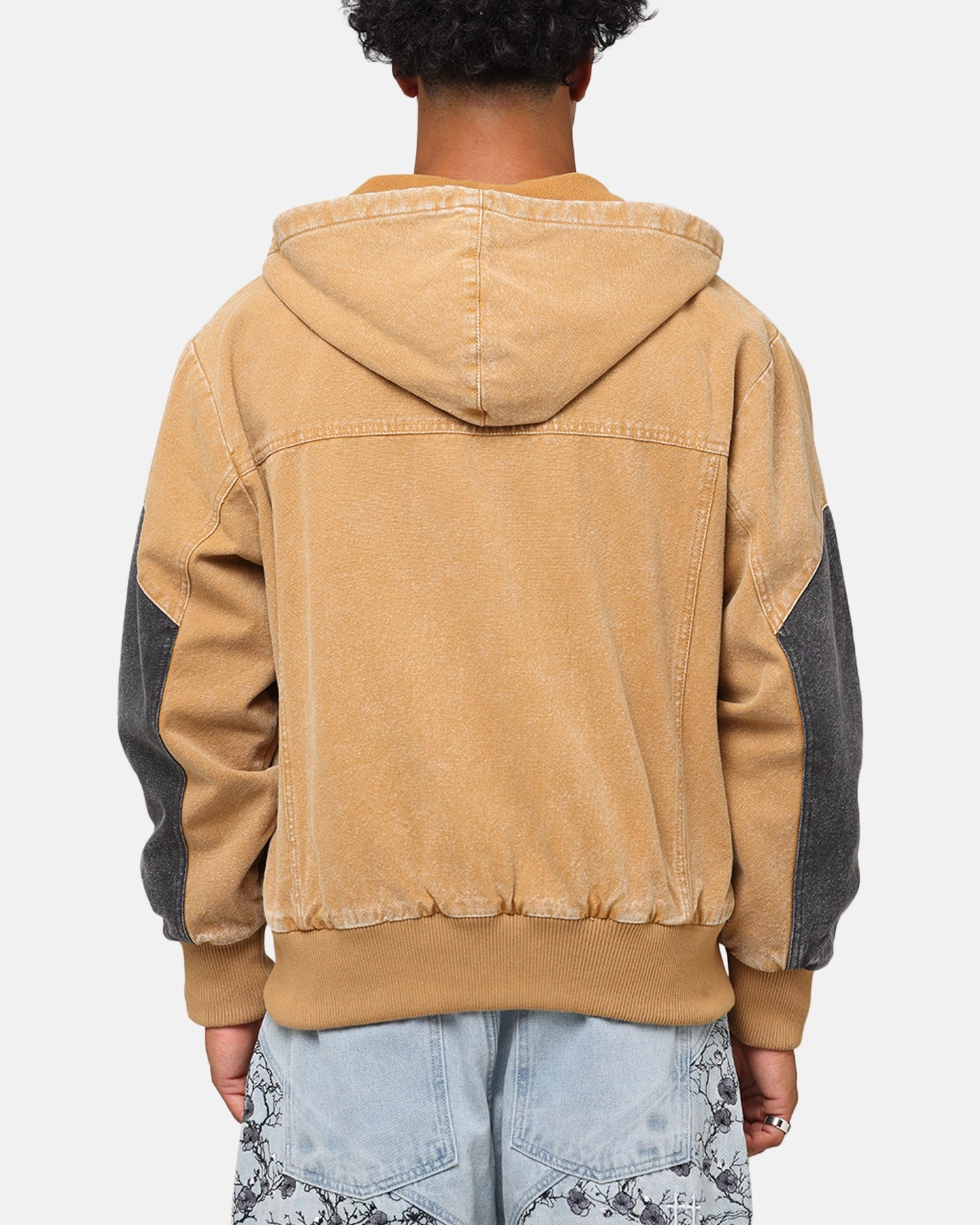 Saint Morta Hooded Workwear Jacket Tan/Black QuickDry Moisture Wicking Versatile Layering Piece