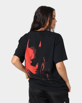 Chic Cut Anti Shrinkage Treatment The Batman The Batman Vintage T-Shirt Black Wash