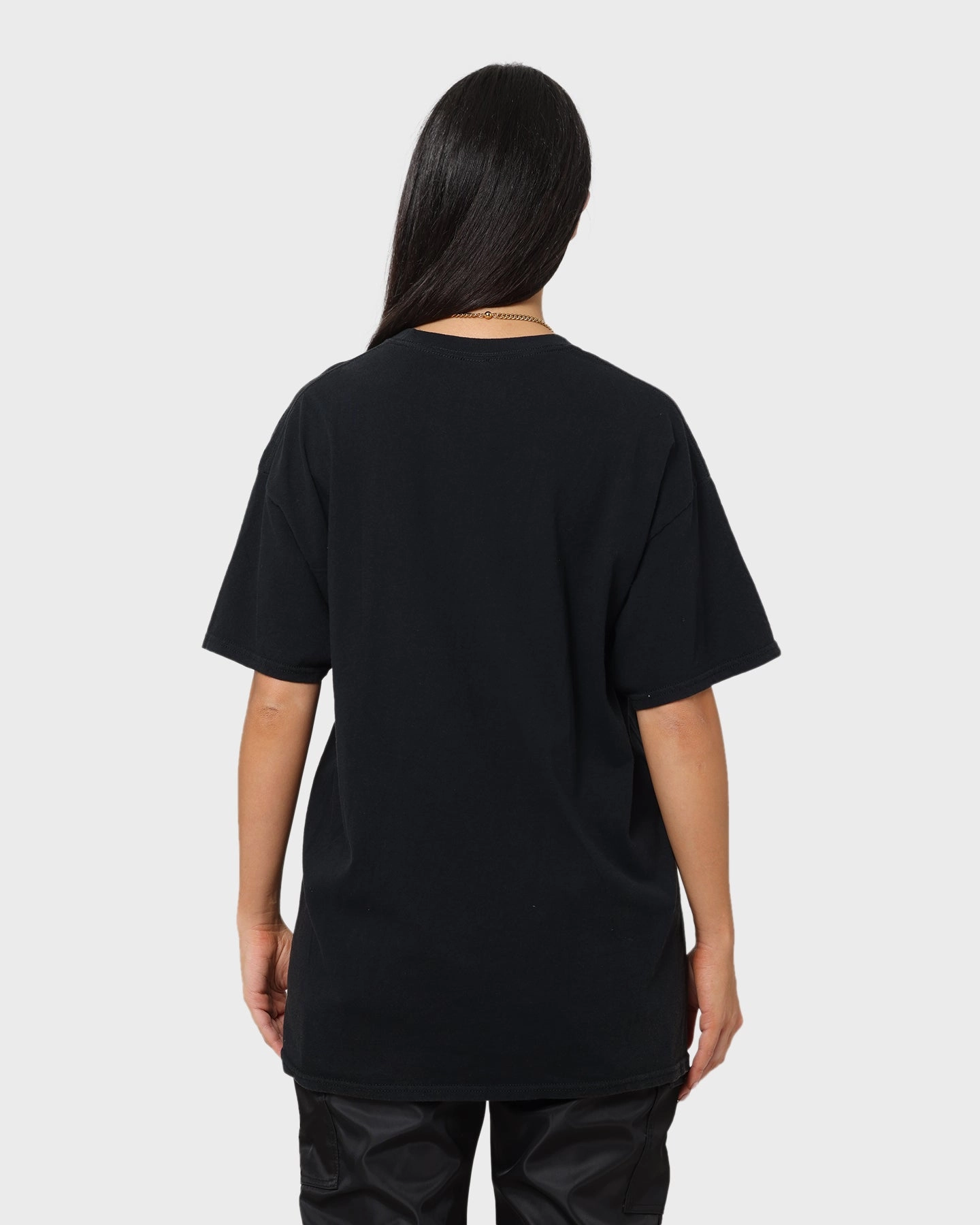 American Thrift X Lord Of The Rings The Two Towers Poster Vintage T-Shirt Washed Black Breathable Mesh Panels