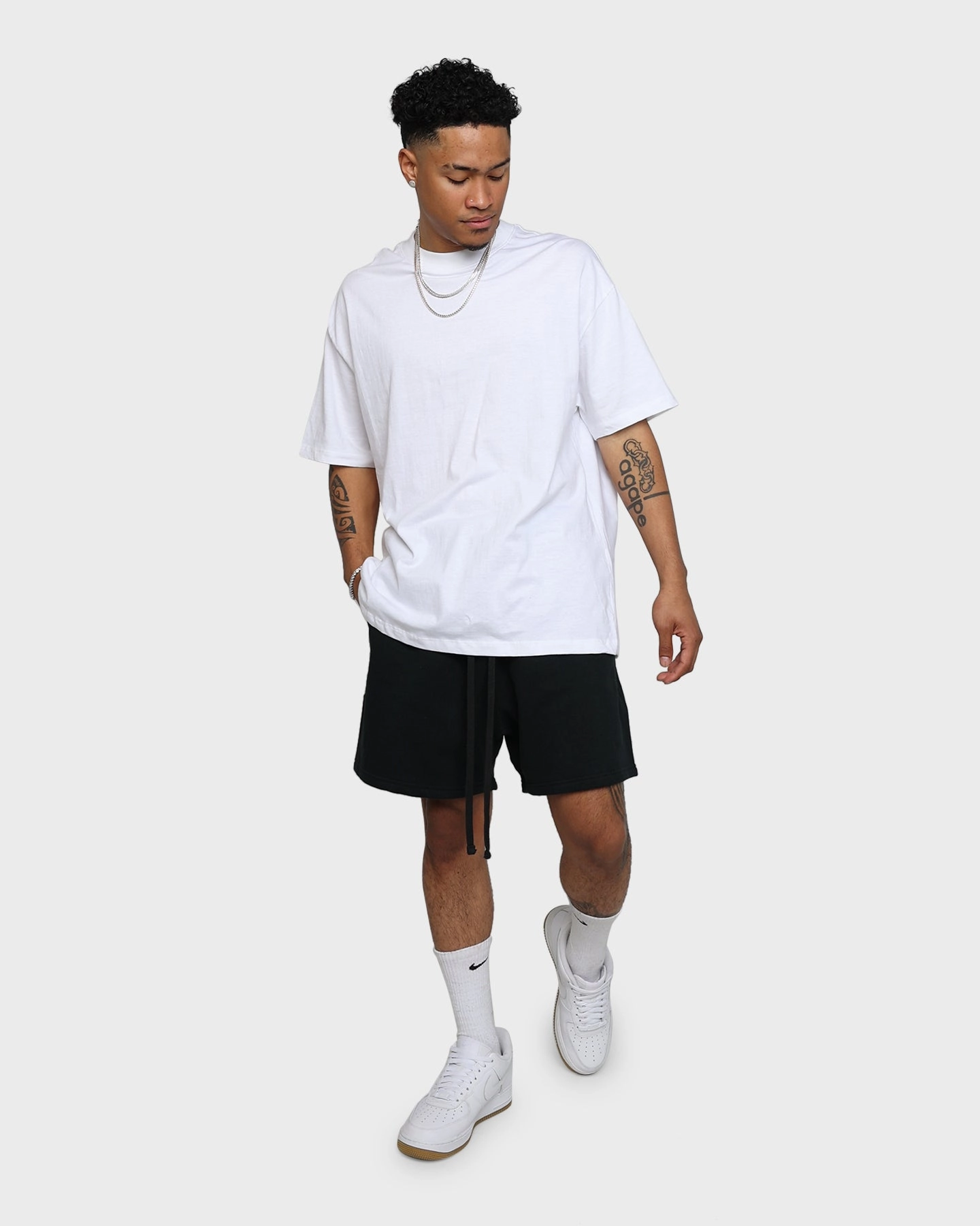 Versatile Shorts Anorak MNML Every Day Sweatshorts Black