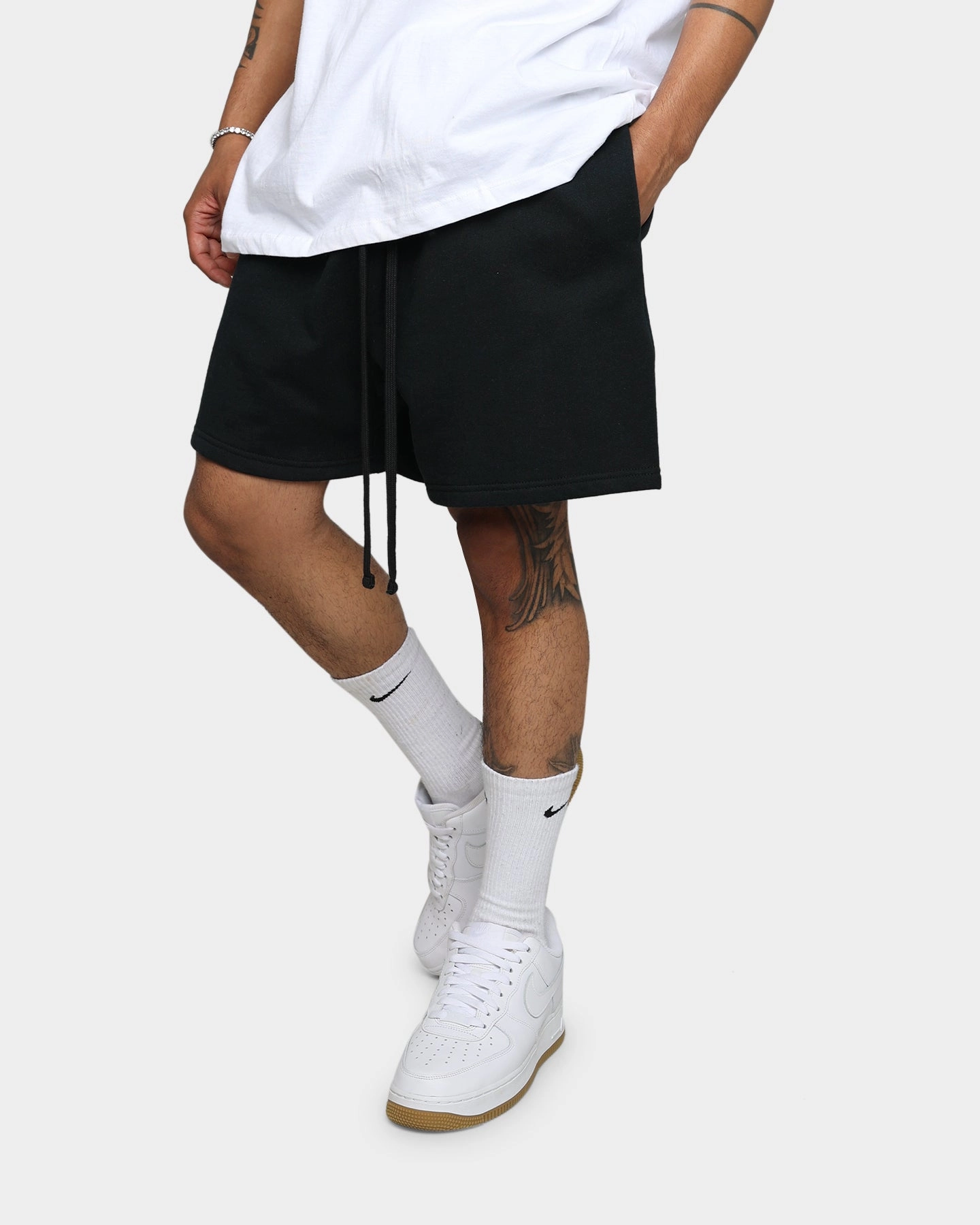 MNML Every Day Sweatshorts Black fishing attire