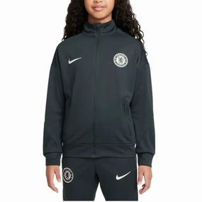 hypoallergenic Kids Chelsea Dark Green Training Presentation Soccer Tracksuit 2025 26 Nike