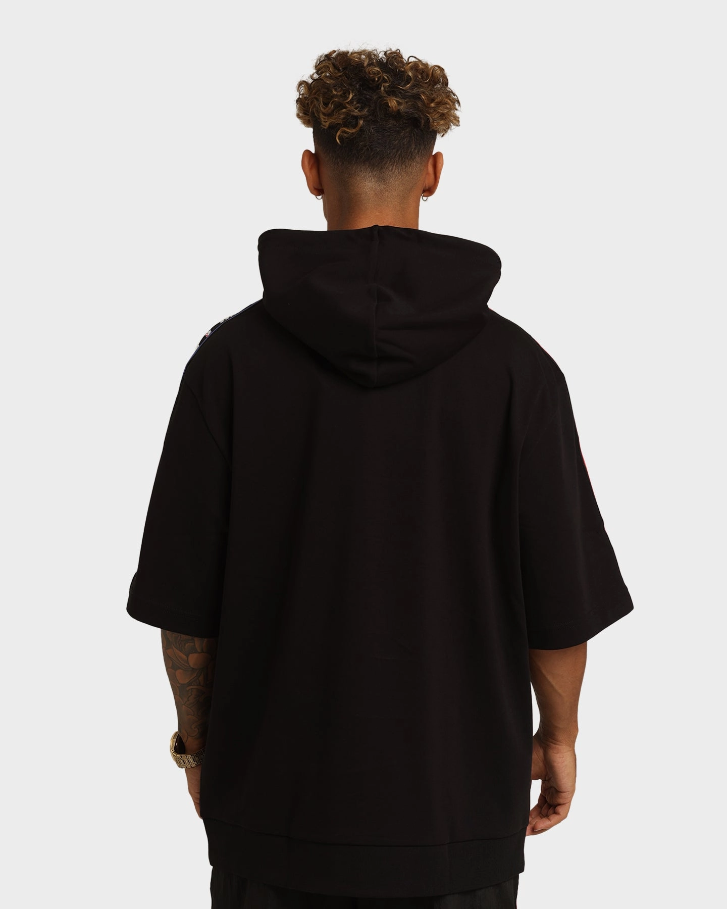 Shawl Outerwear Hugo Boss Hugo Boss X NBA Modern Short Sleeve Hoodie Black