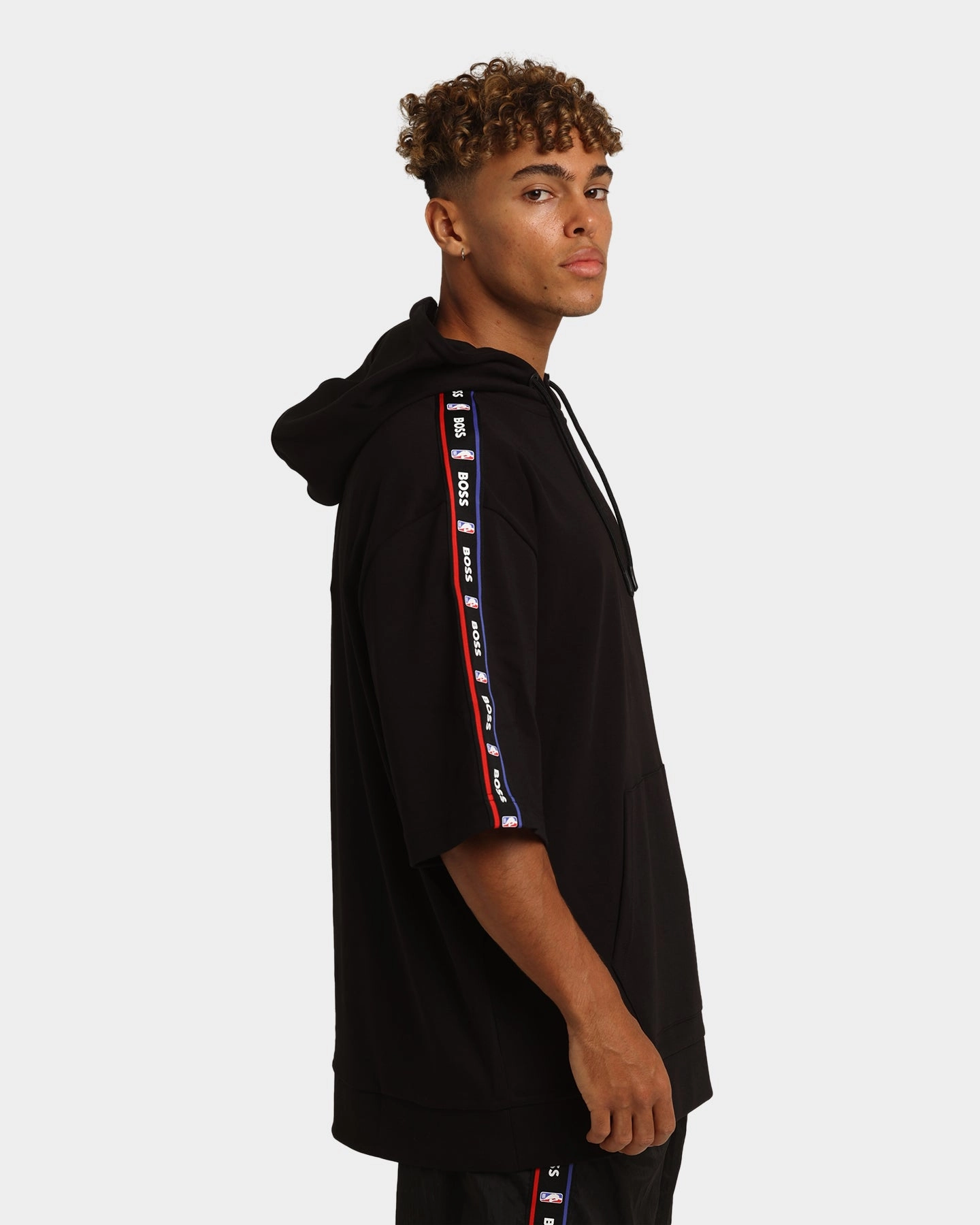 OdorControl Treatment Hugo Boss Hugo Boss X NBA Modern Short Sleeve Hoodie Black