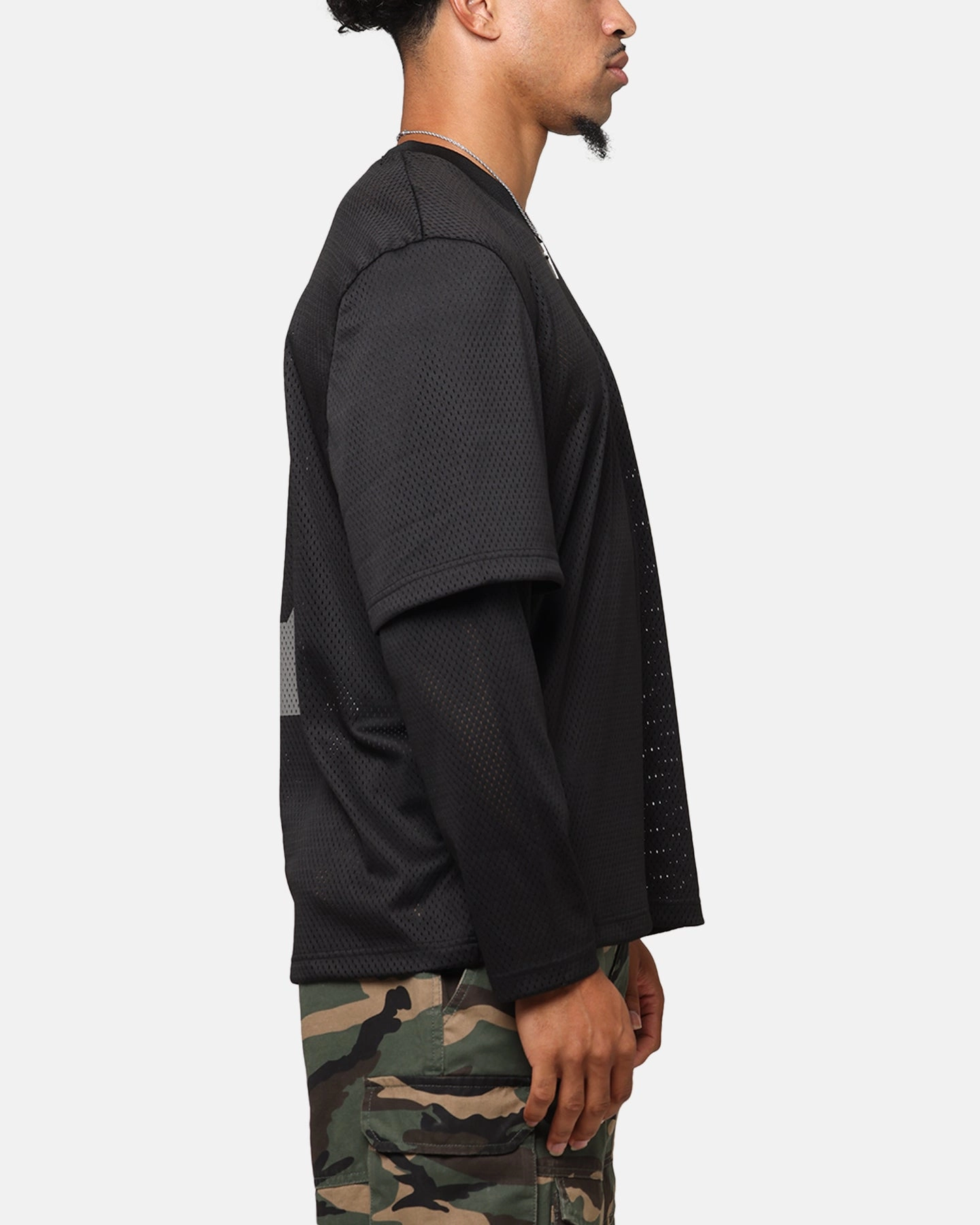 Soft Texture Active Trend Look The Anti Order Midnight Layered Jersey Black