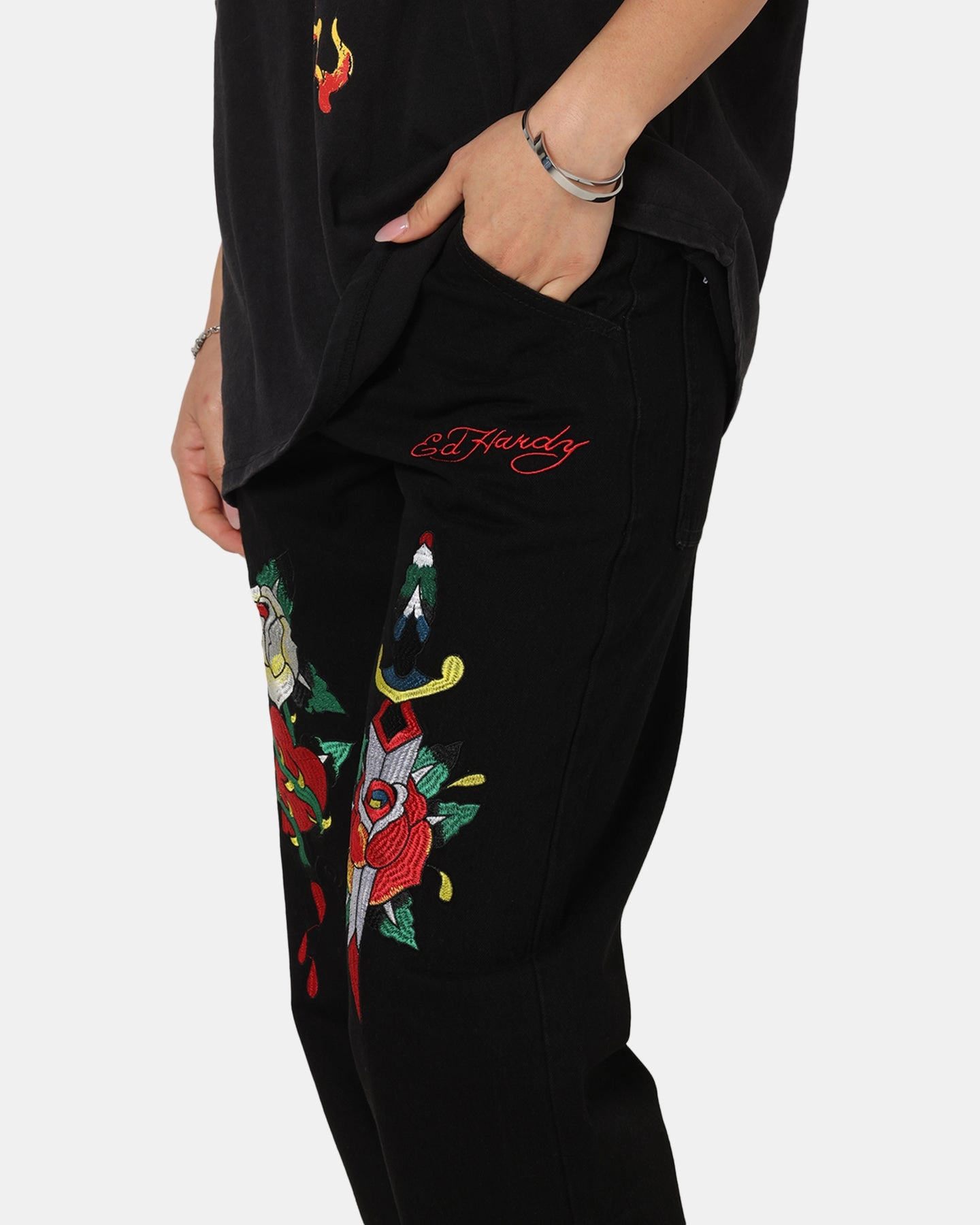 Ed Hardy Once Wounded Jeans Black Chill Friendly Core Item