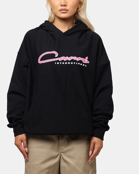 Carre Race Script Hoodie Black suitable for extreme sports