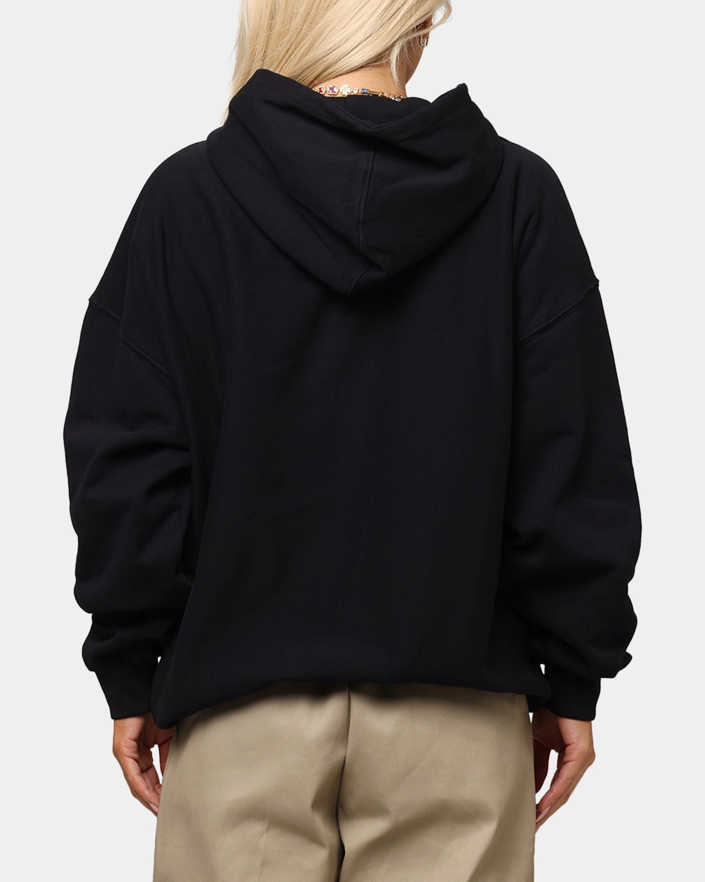 Carre Race Script Hoodie Black Contemporary Fit Clean Cut