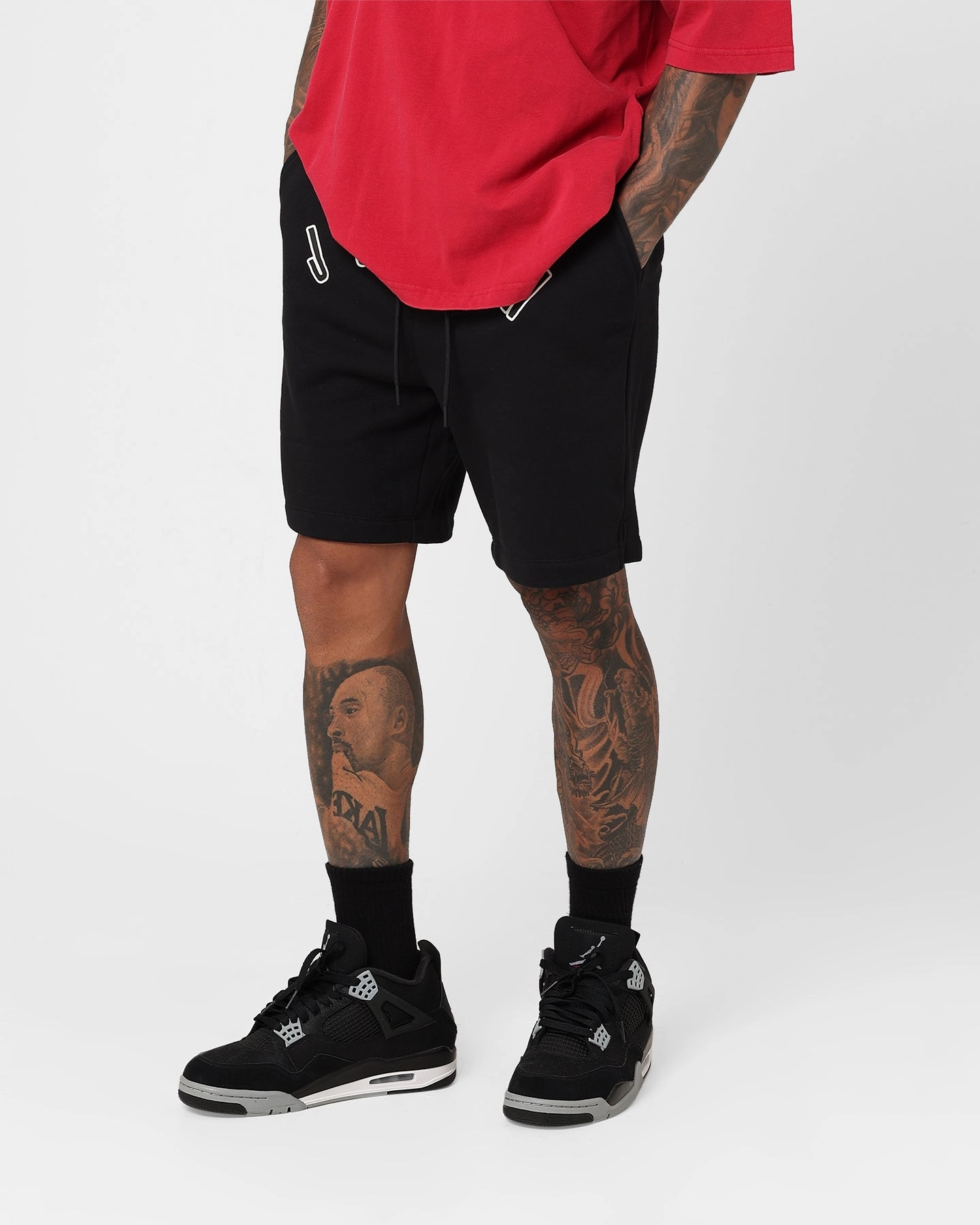 FoldOverClosure Jordan Flight MVP Fleece Shorts Black/Sail