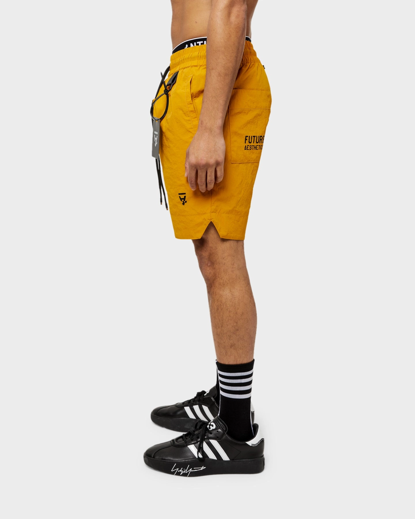 The Anti Order Future Walk Shorts Mustard High Durability Blend Sporty Style