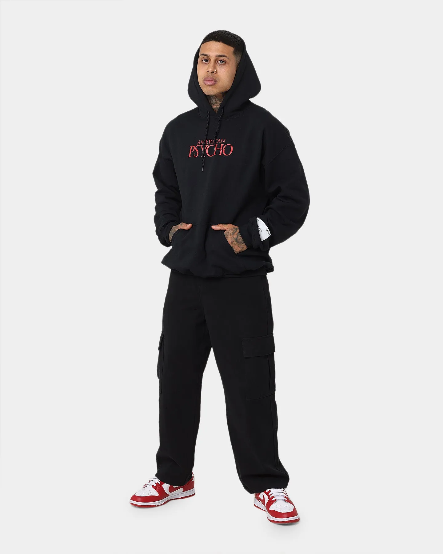 Forest Hooded Goat Crew X American Psycho American Psycho Vintage Hoodie Black