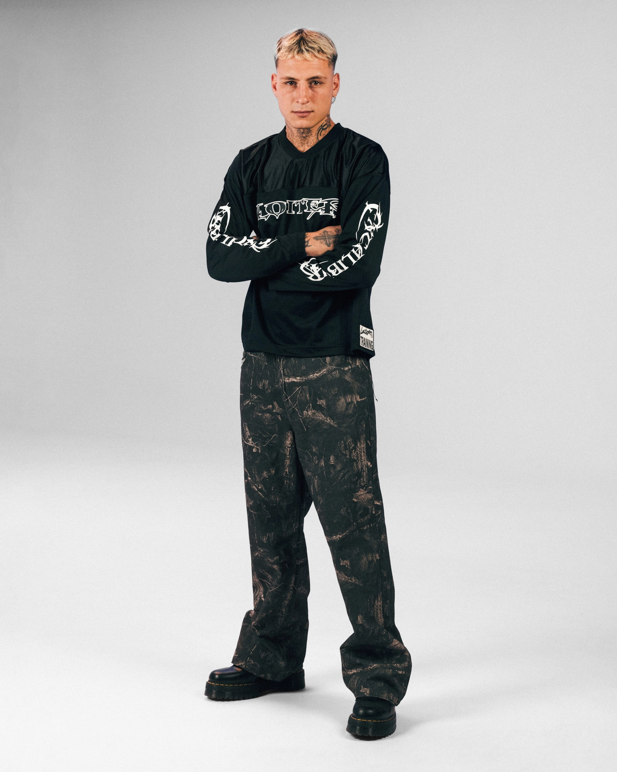 Loiter Long Sleeve Training Jersey Black Classic Wear