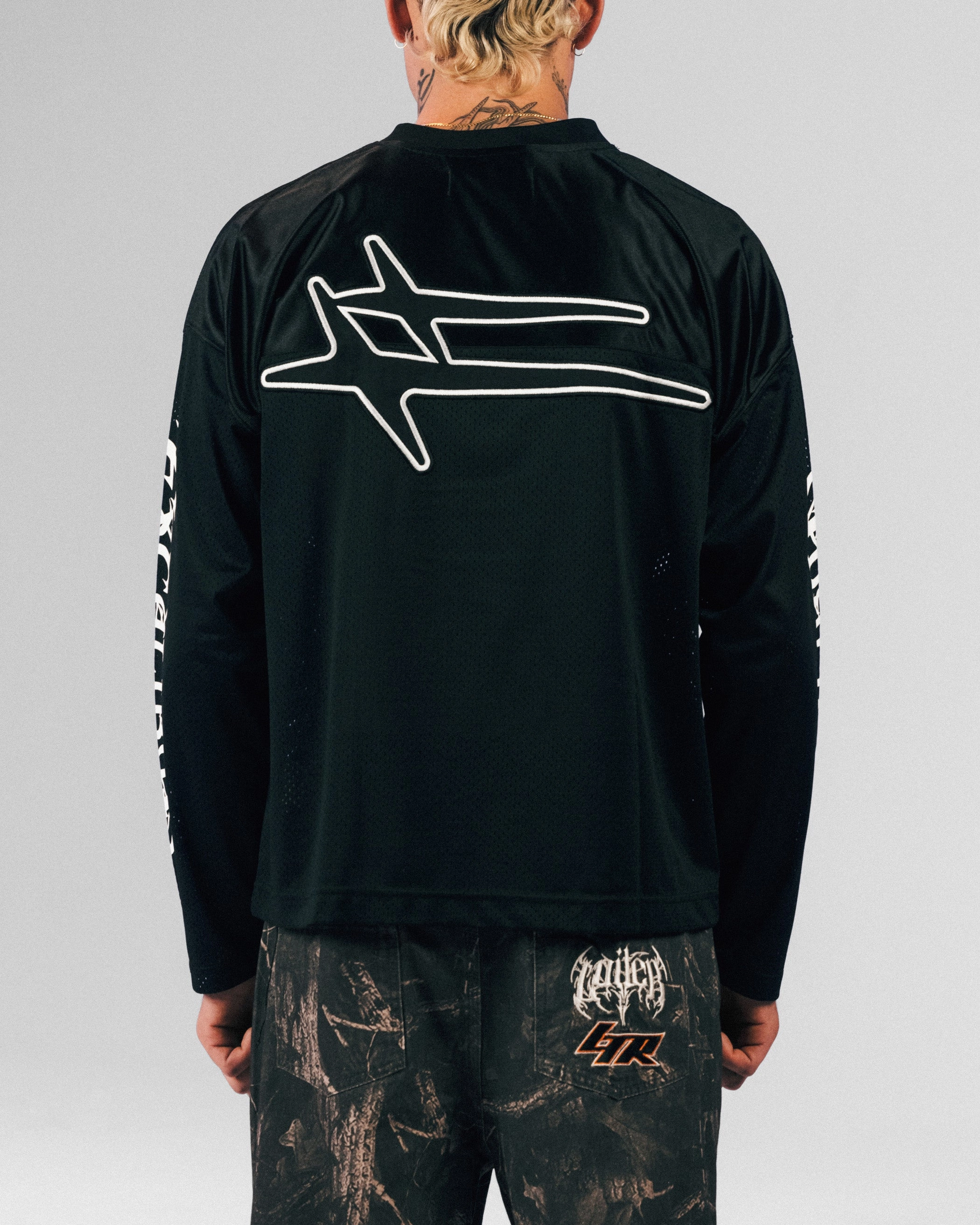 Loiter Long Sleeve Training Jersey Black Modern Style