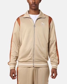 Puma For The Fanbase T7 Track Jacket Prairie Tan suitable for solo travel