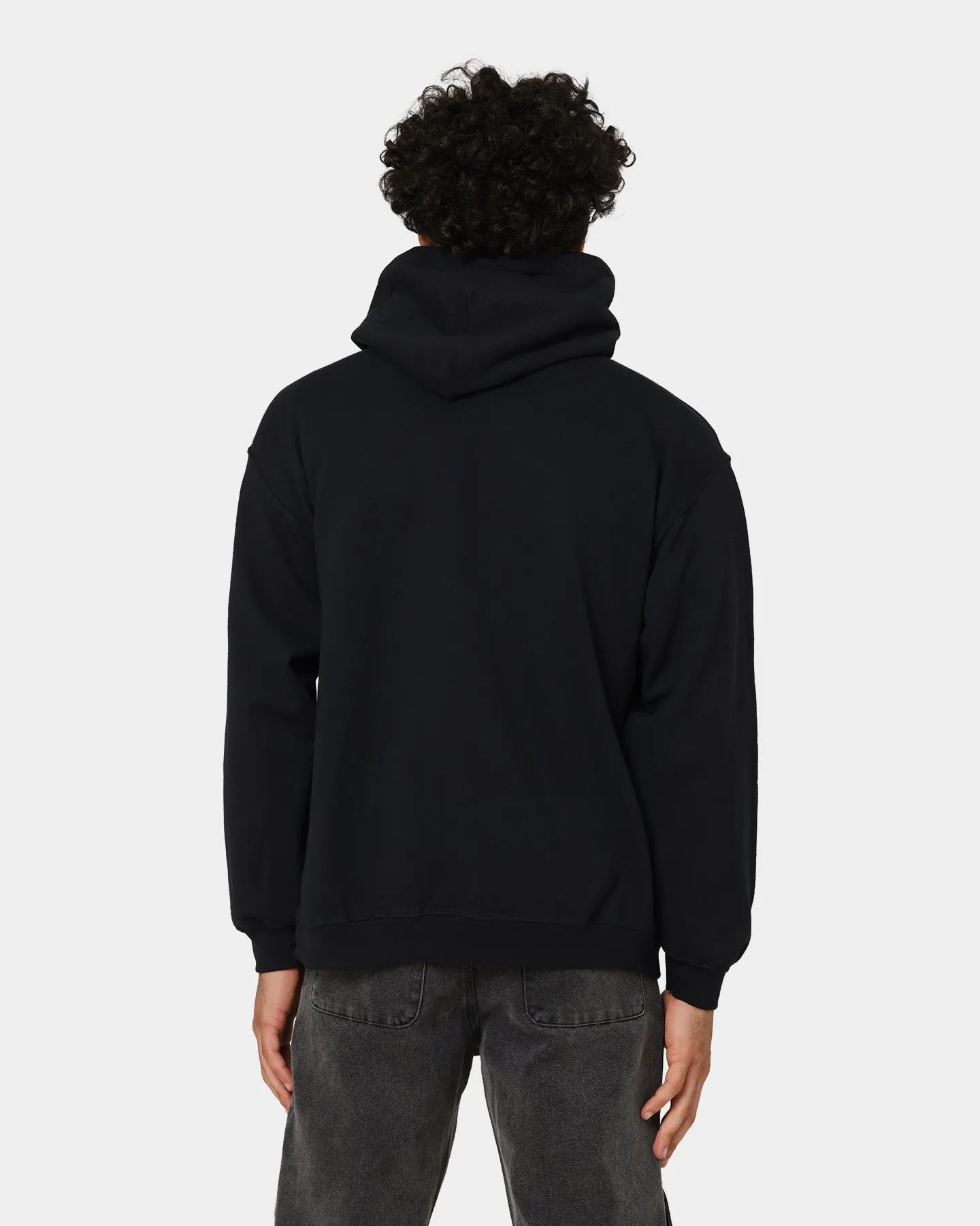 autumn season Goat Crew Fire Rose Hoodie Black