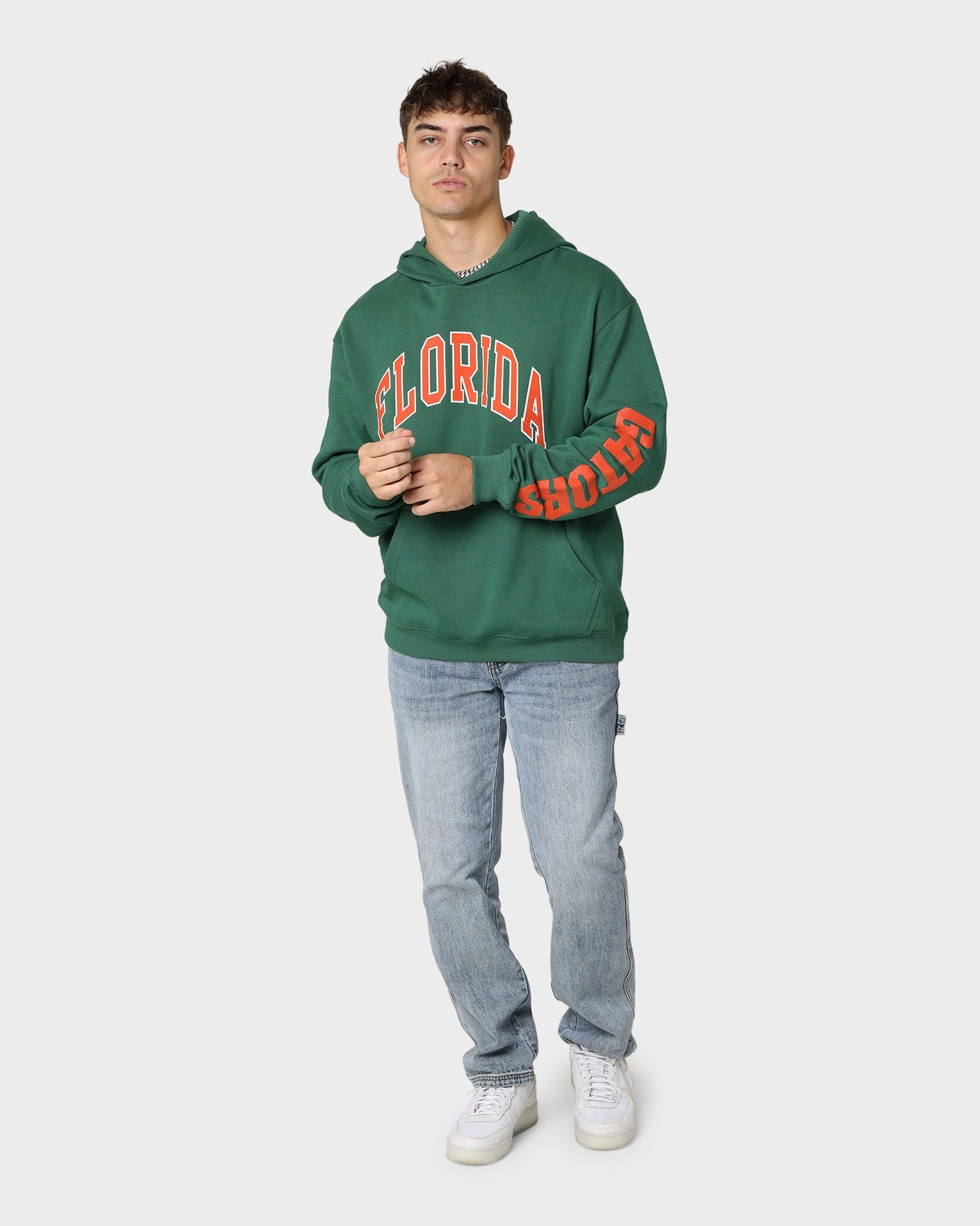 National Collegiate Athletic Association Florida Gators Puff Print Hoodie Kelly Green Fashion Ease Launch