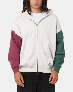 Carre Floral Full Zip Hoodie Multi Learn