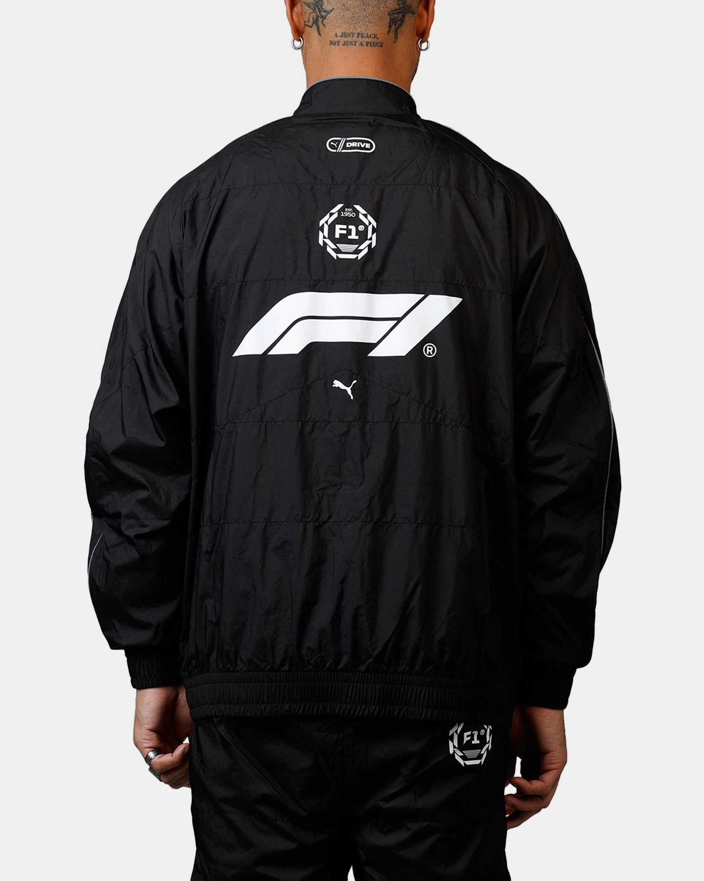 Puma X F1 Oversized Track Jacket Black gym - goers Luxury
