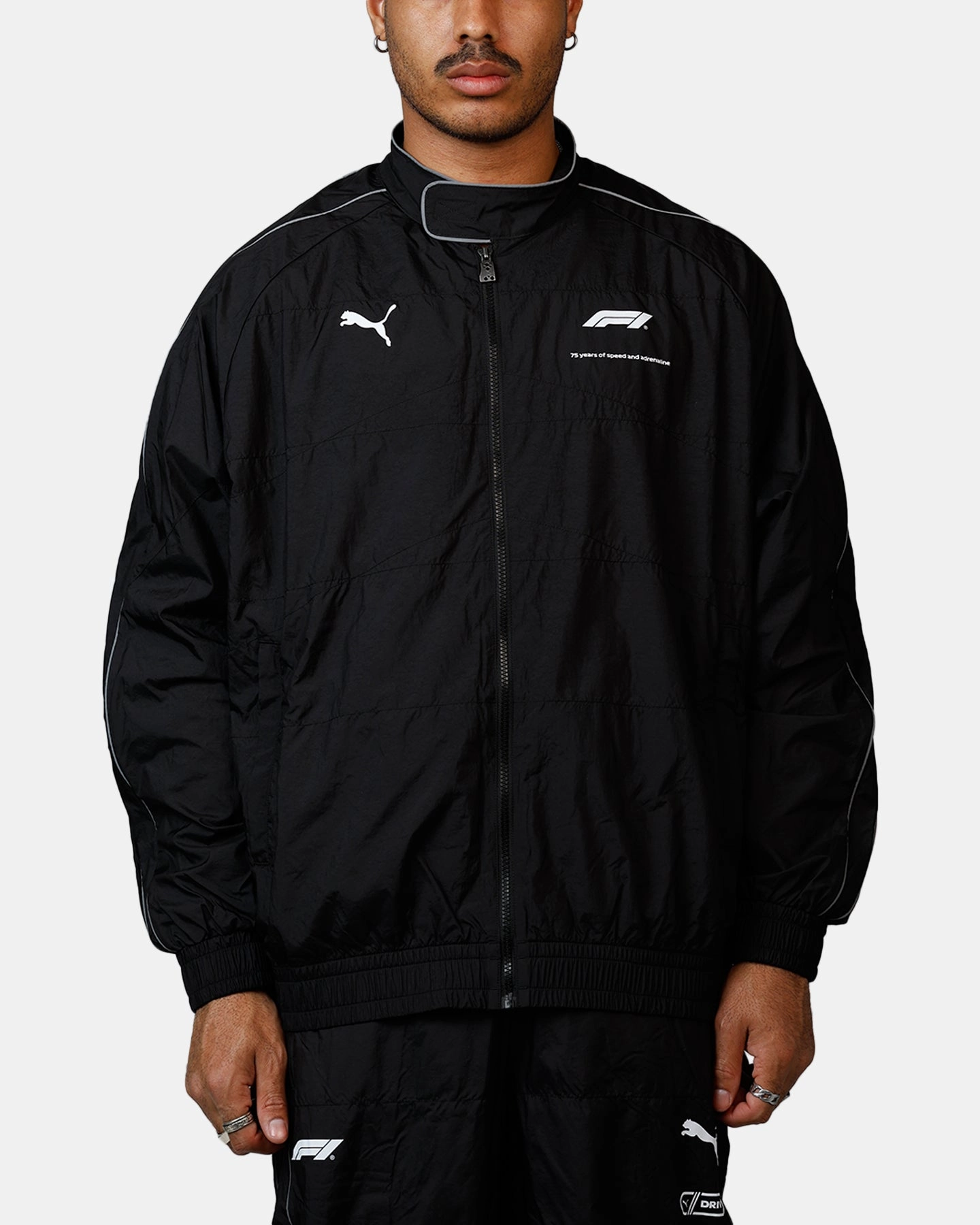 Puma X F1 Oversized Track Jacket Black Winter Essentials