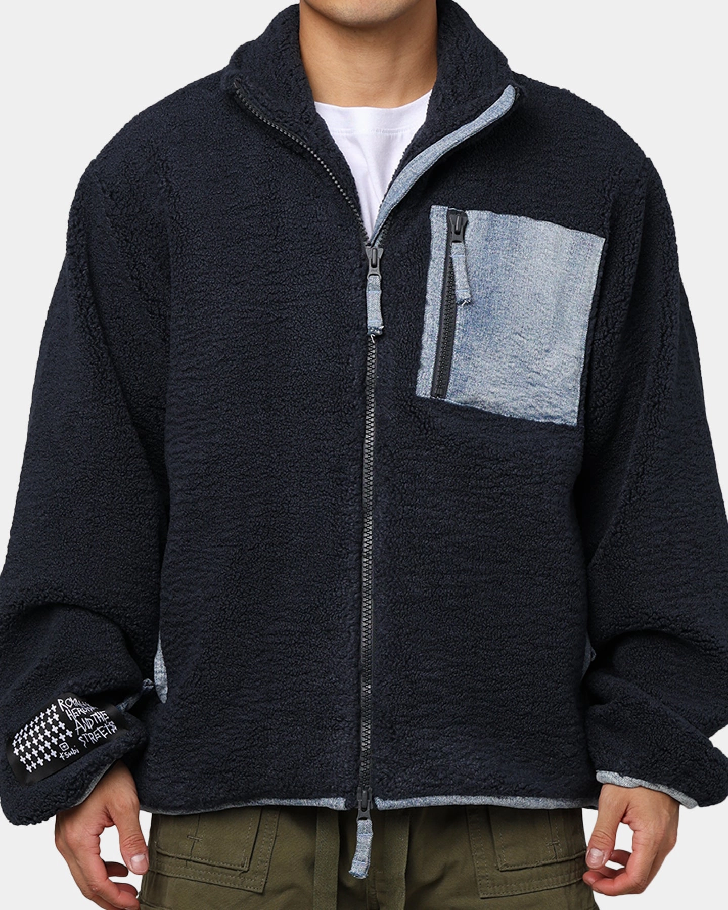 Light Function Ksubi Ice Breaker Zip Through Punk Jacket Navy