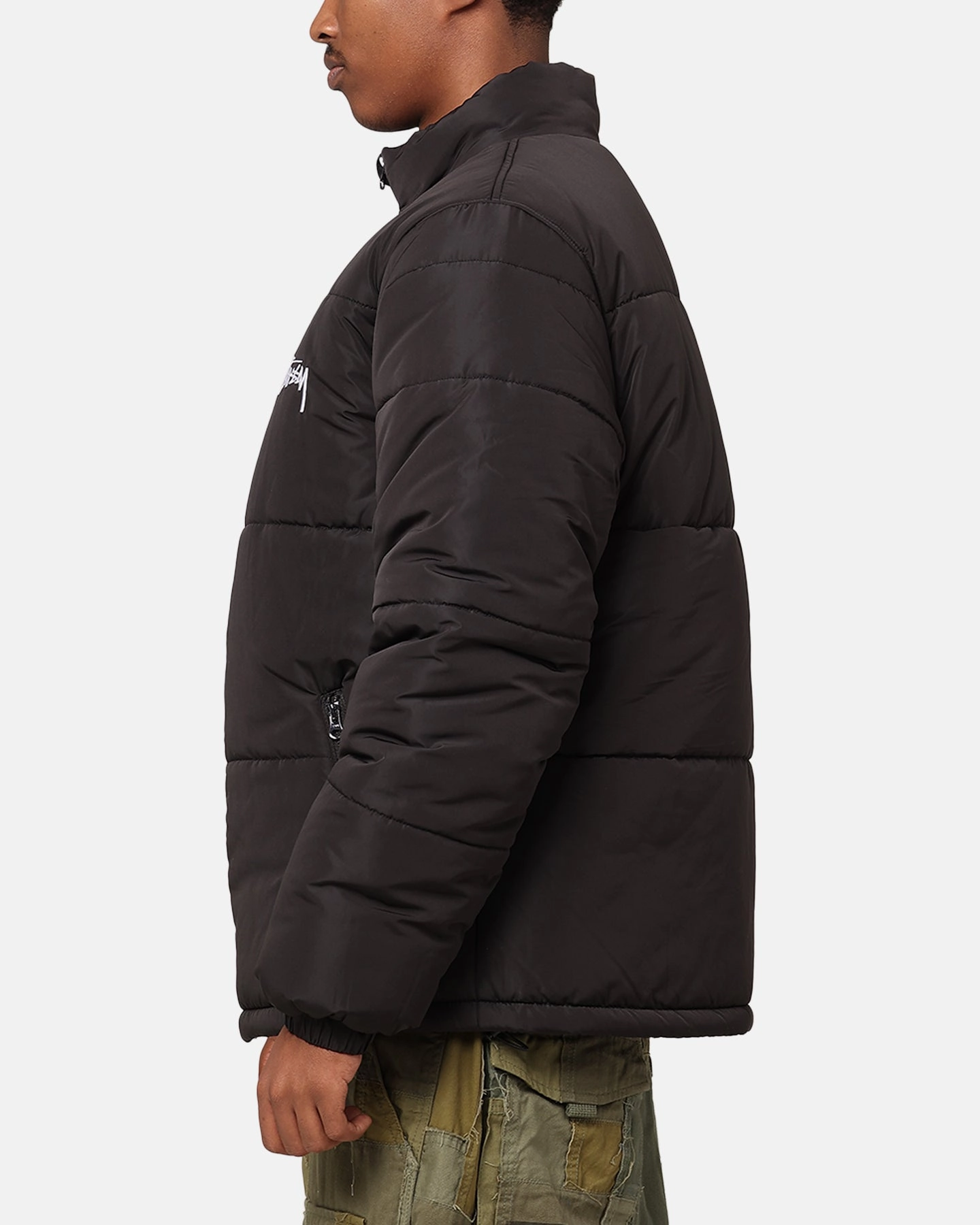 Action suitable for indoor activities Stussy Stock 8 Ball Puffer Jacket Black